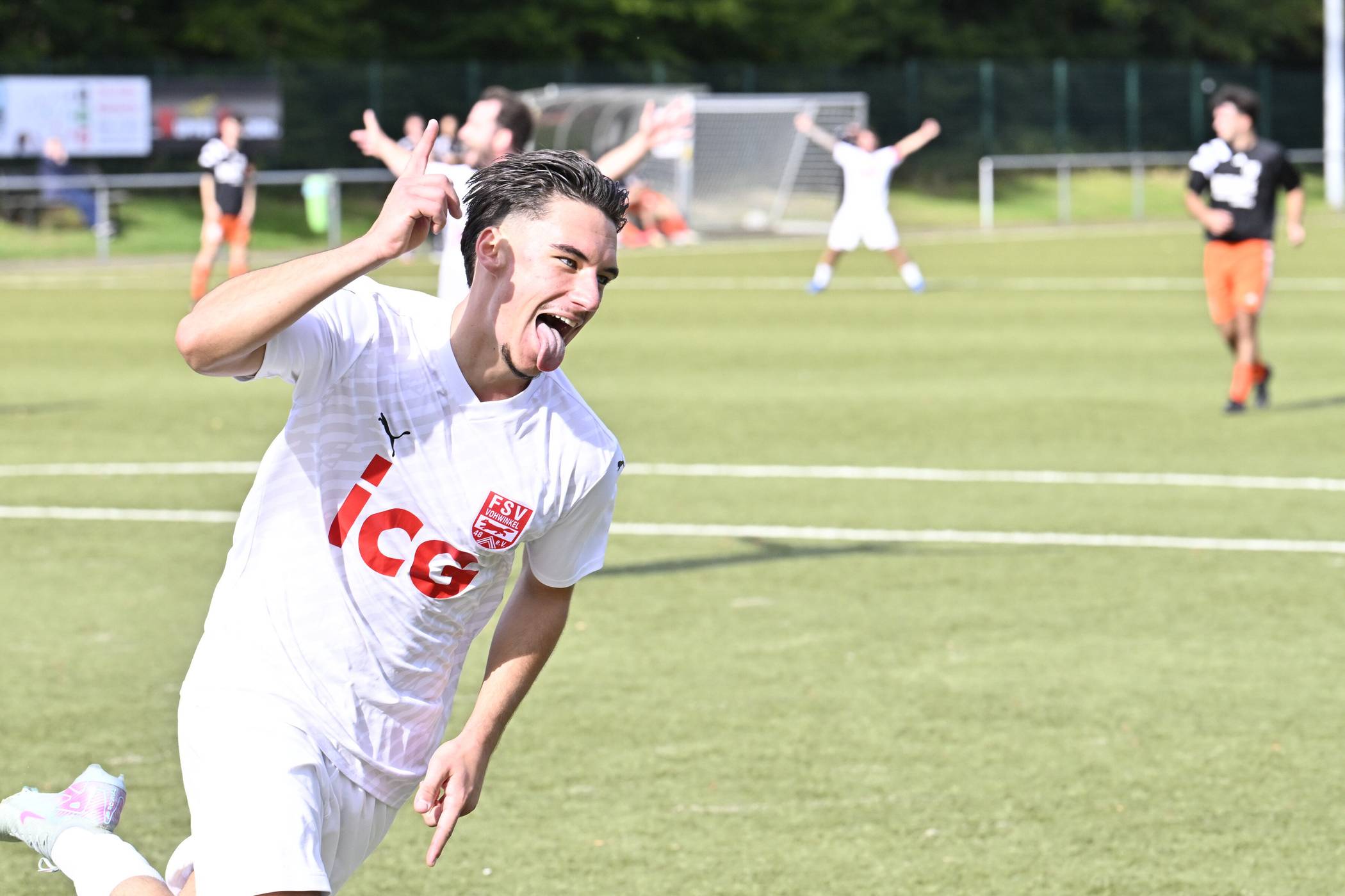  Der FSV hatte gegen Berghausen viel zu jubeln. 
