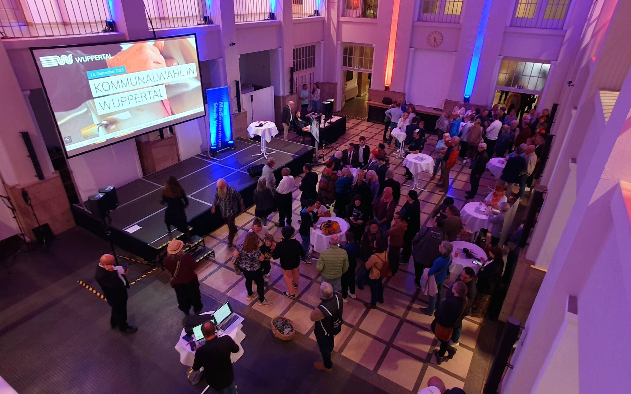 Der Lichthof im Barmer Rathaus -