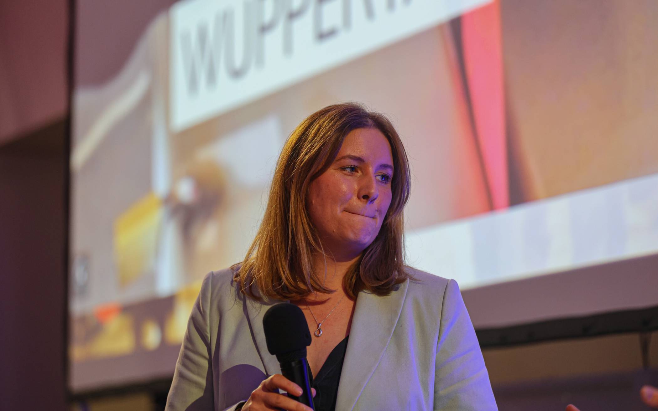 Miriam Scherff geht als Führende in