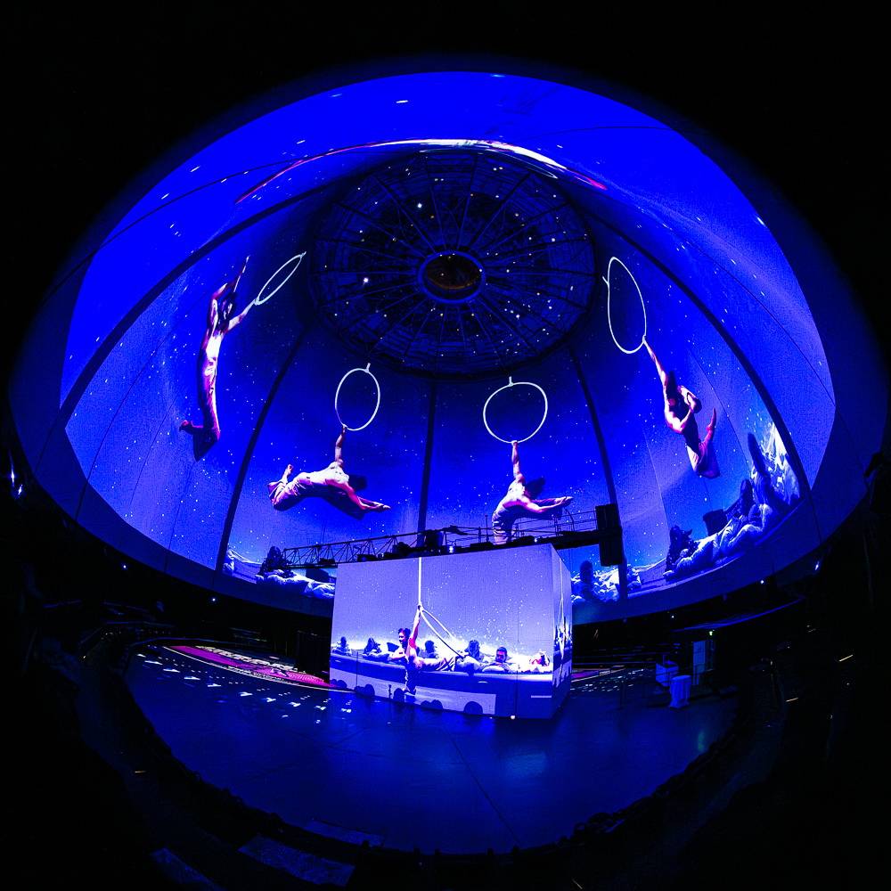 Blick in die Aufführung.