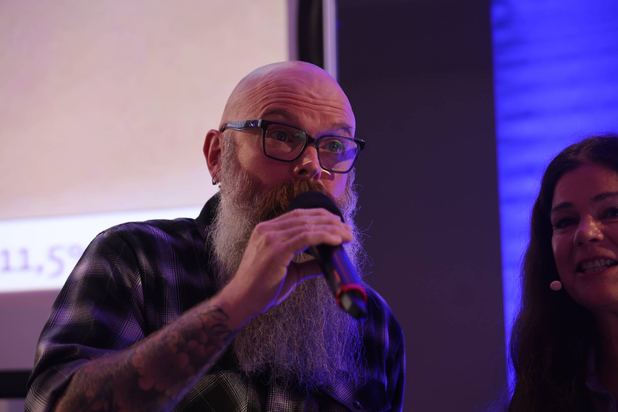  Salvador Oberhaus am Wahlabend im Rathaus. 