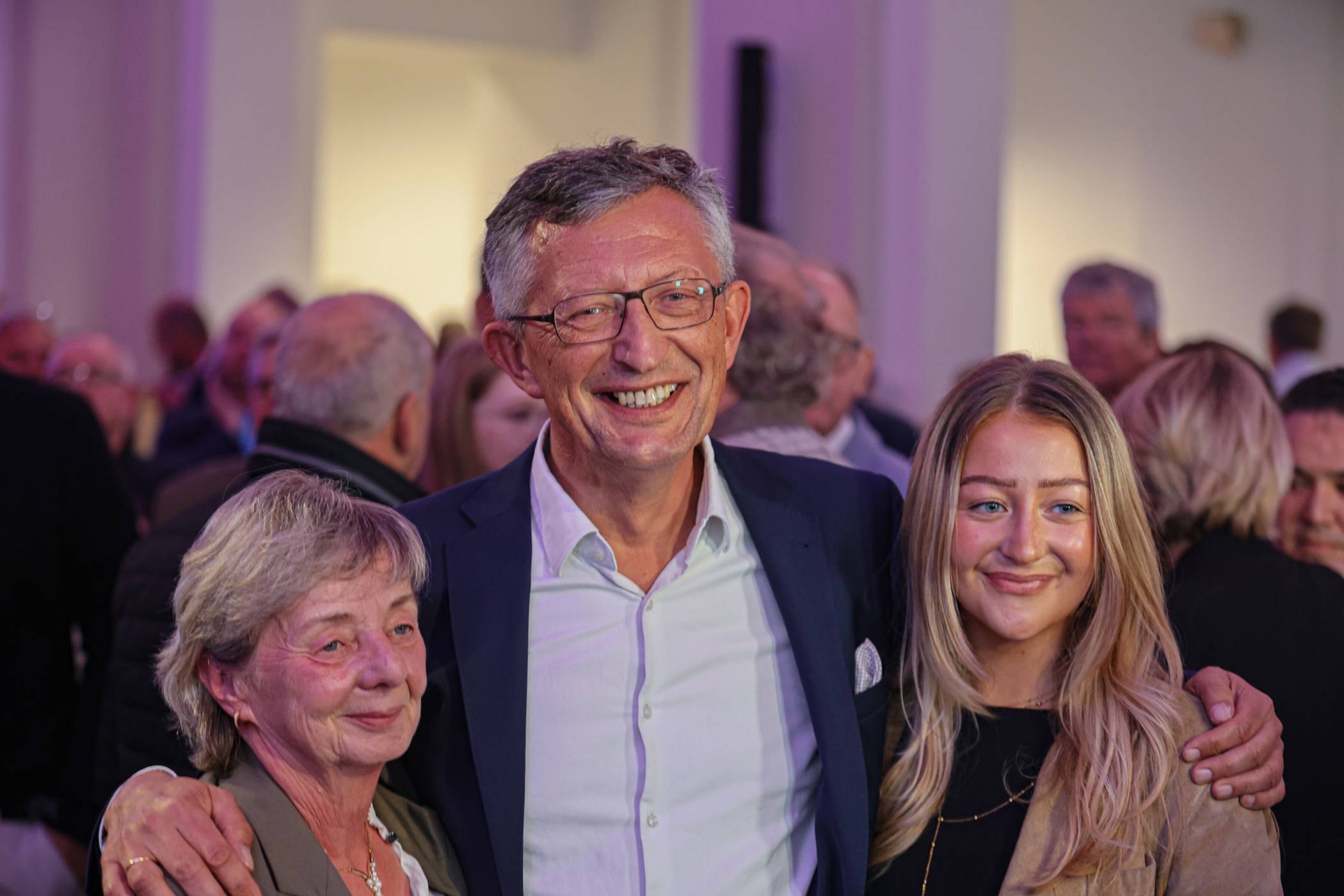 Matthias Nocke mit seiner Familie.