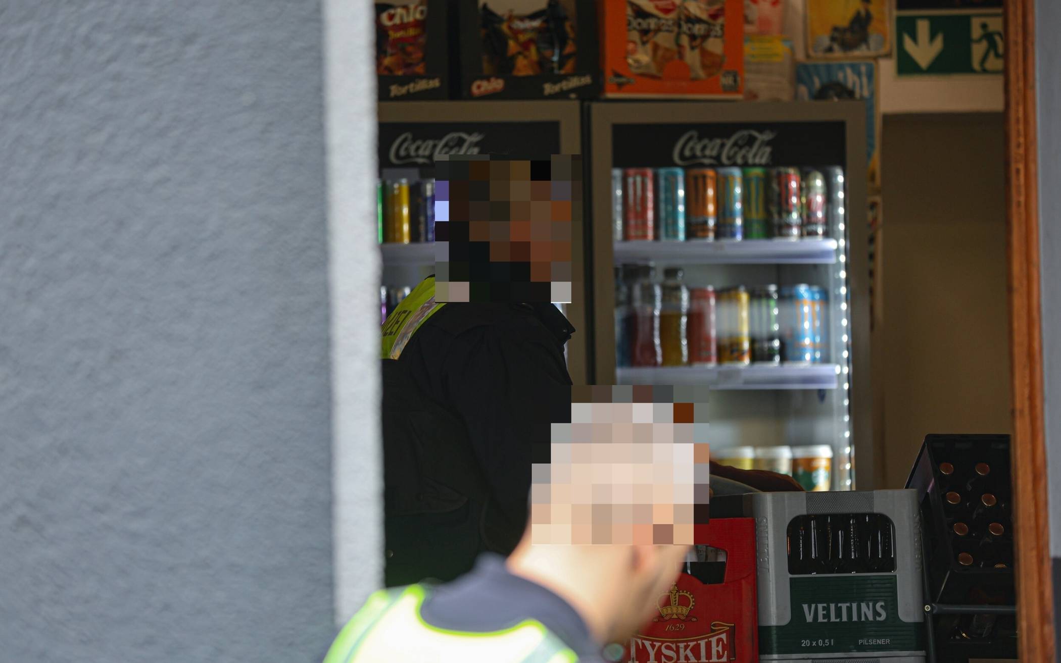 Bild einer Kontrolle am Freitag.