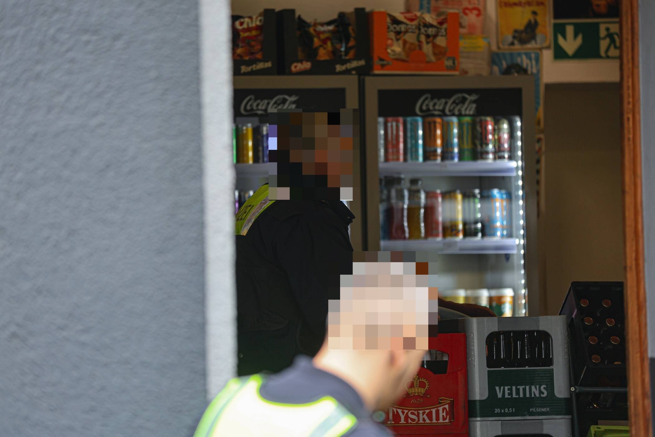 Bild einer Kontrolle am Freitag.