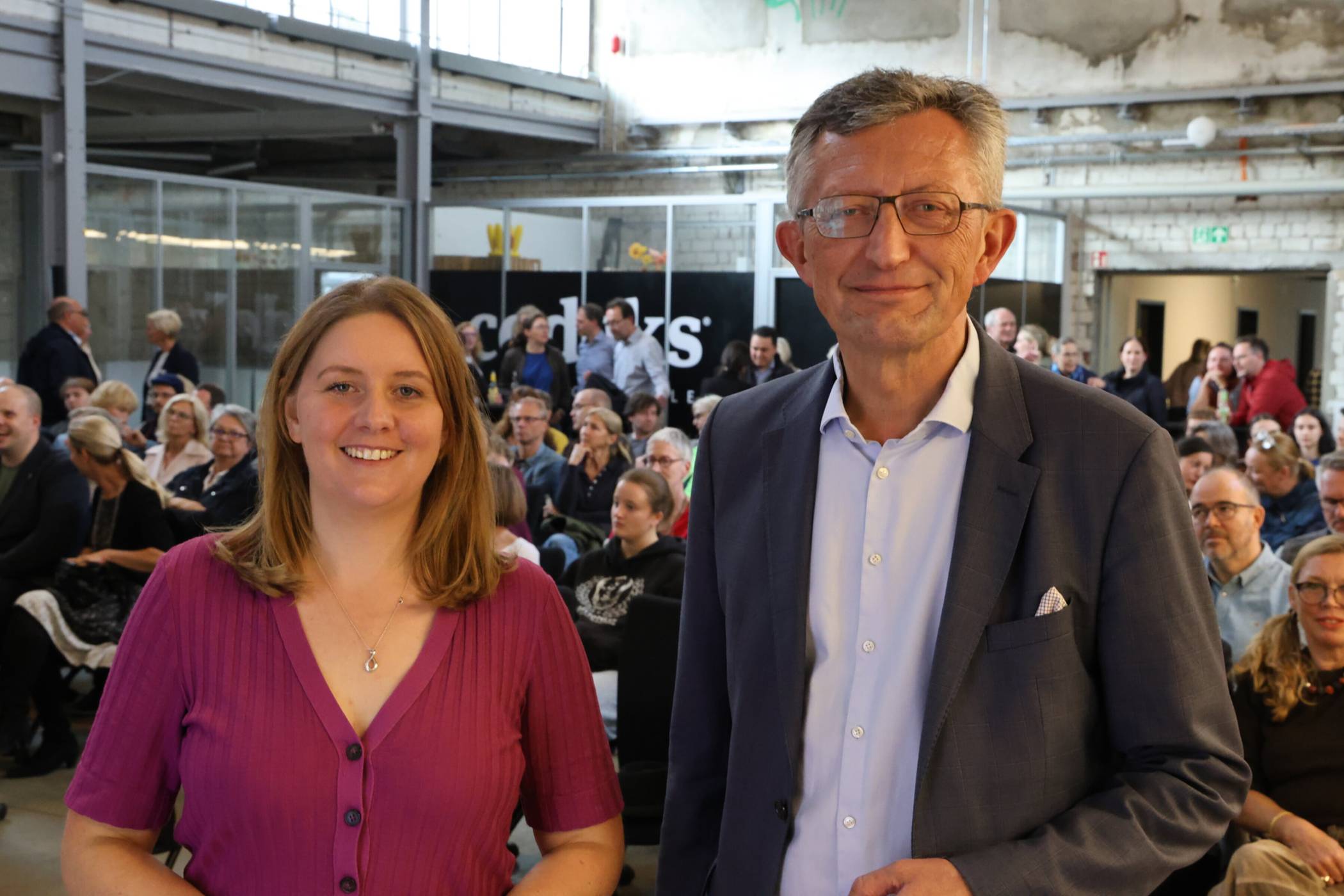 Miriam Scherff und Matthias Nocke.