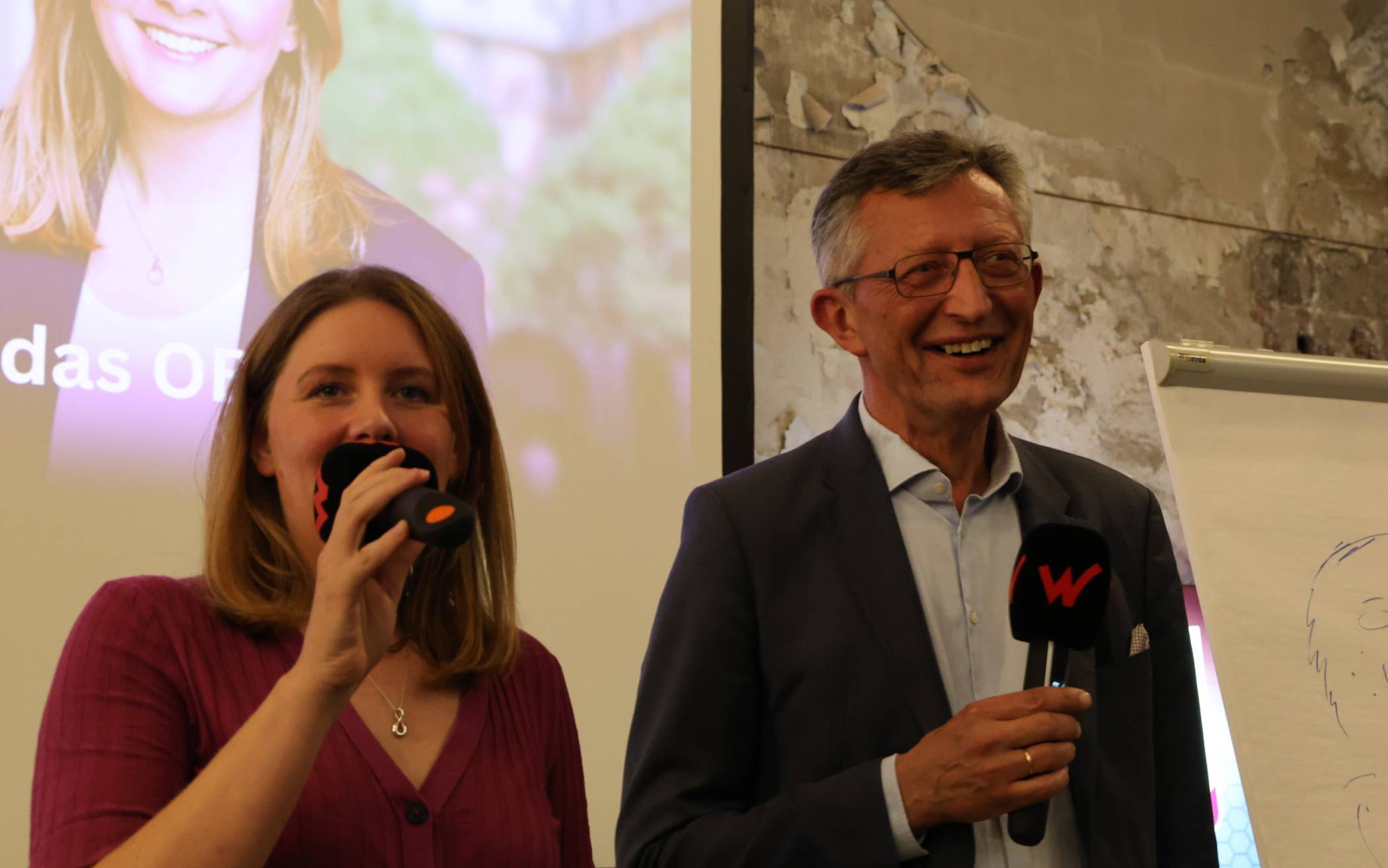 Miriam Scherff und Matthias Nocke beim