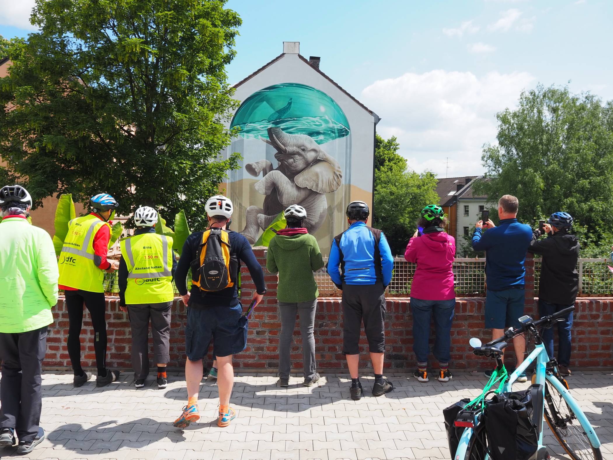  Die Touren waren gut besucht. 