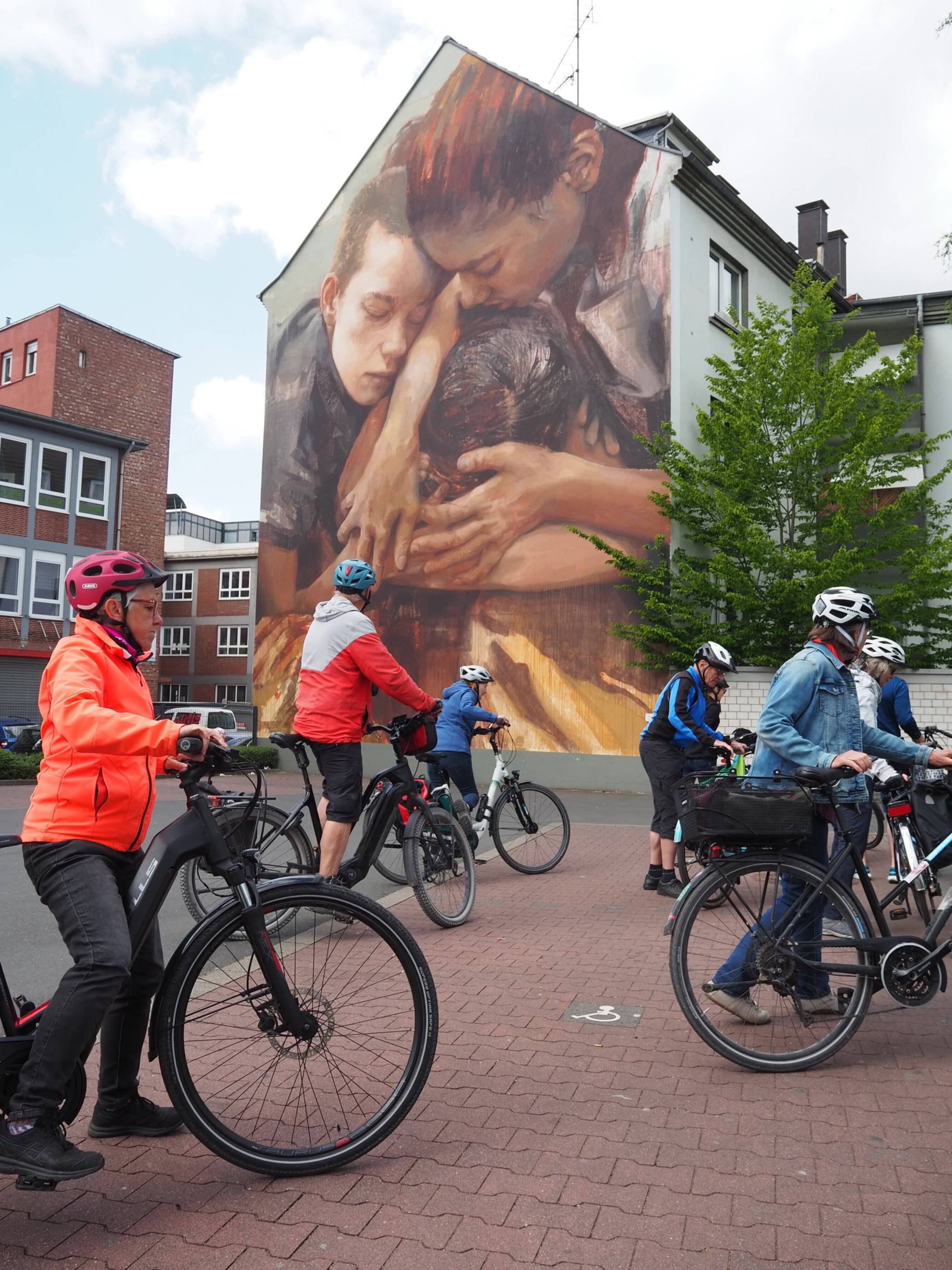  Mit dem Rad zu den Murals. 
