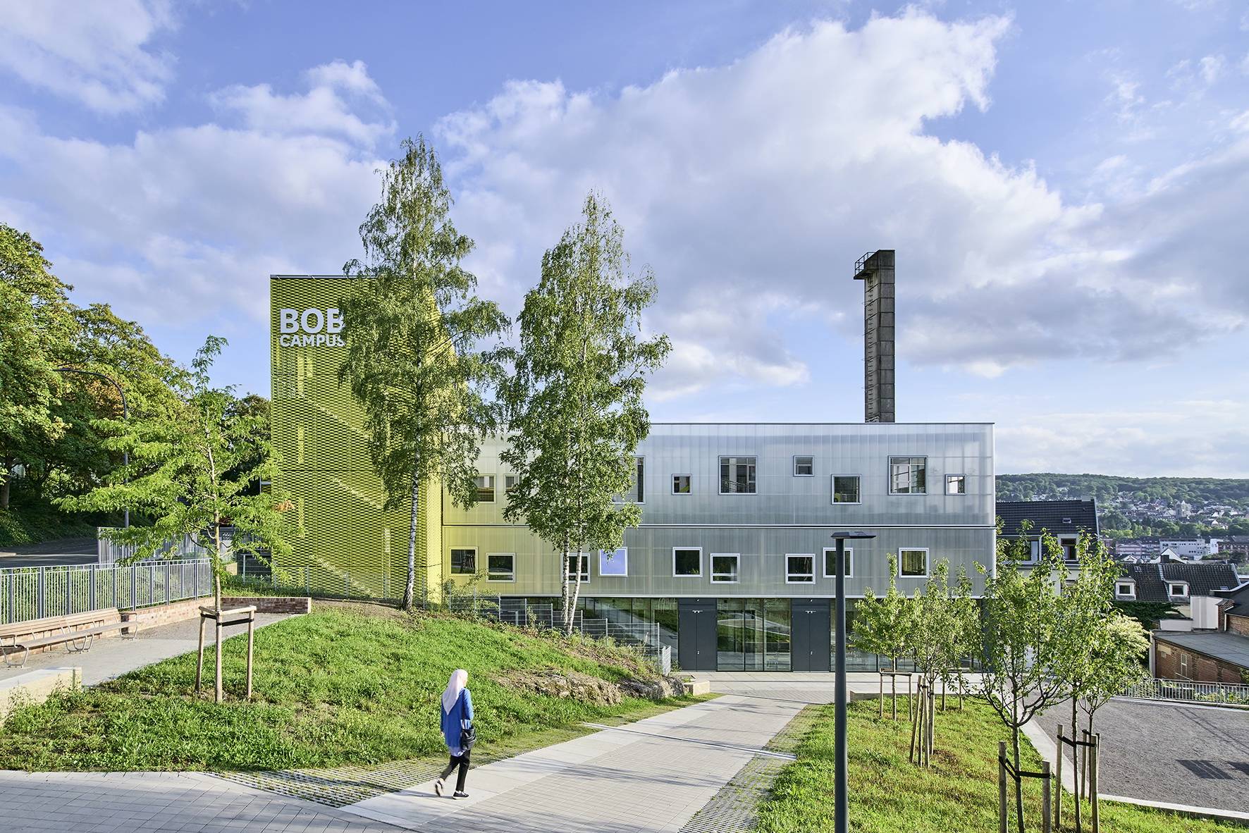 Der Campus beinhaltet auch einen Park.