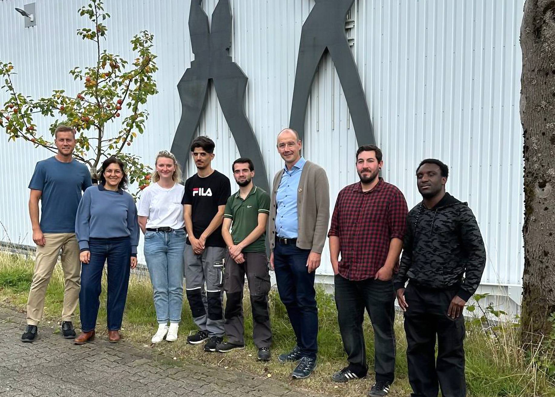 Von li.: Maik Gehrmann, Asal Tayouri,