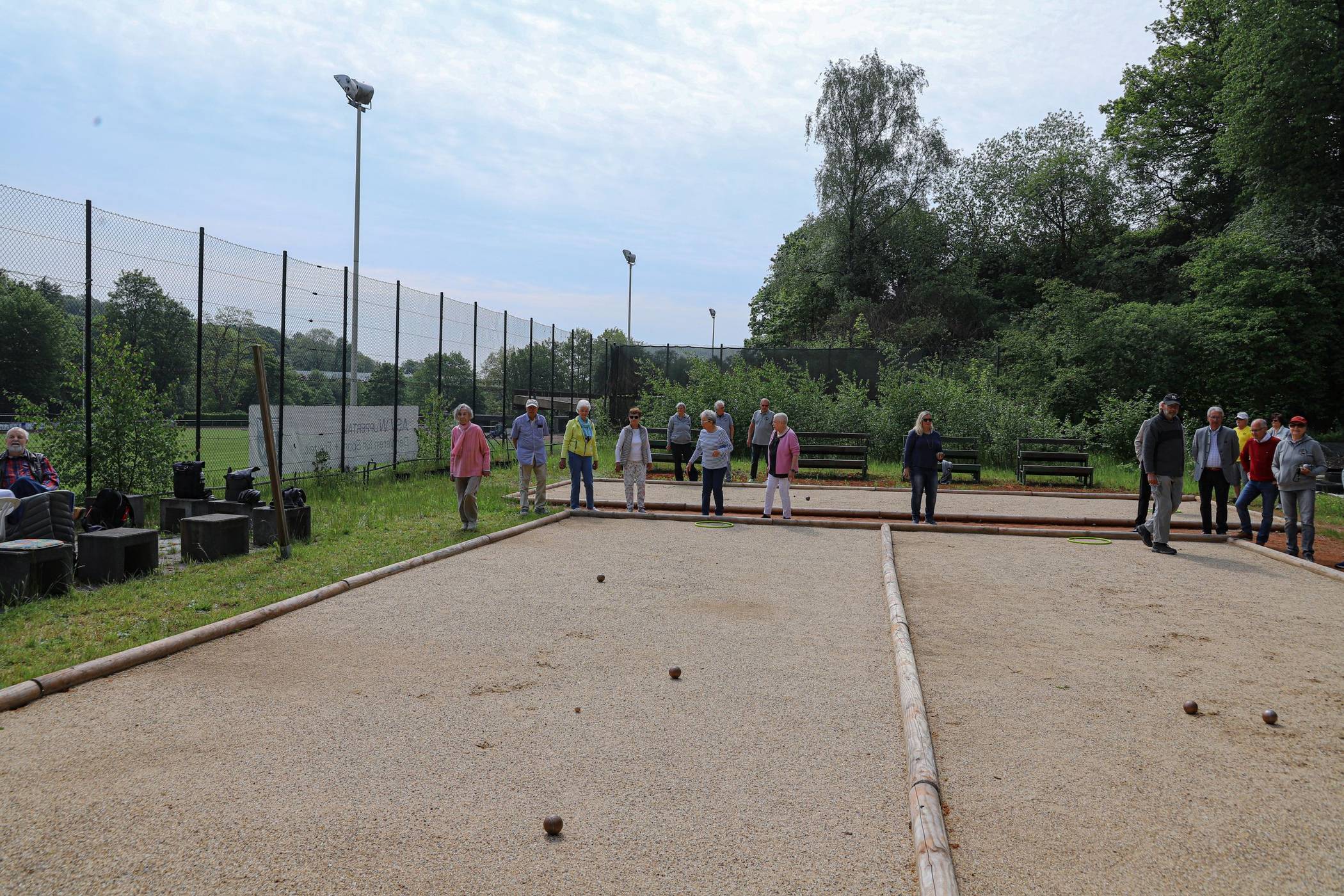  Die Boule-Anlage am Gelben Sprung. 