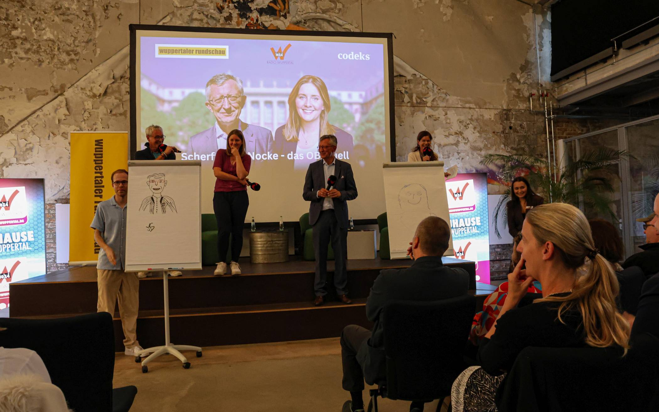 Das Duell in der „codeks-Arena“.