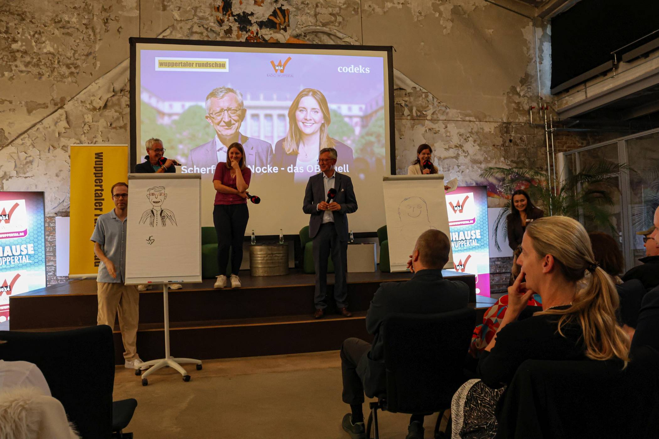 Das Duell in der „codeks-Arena“.