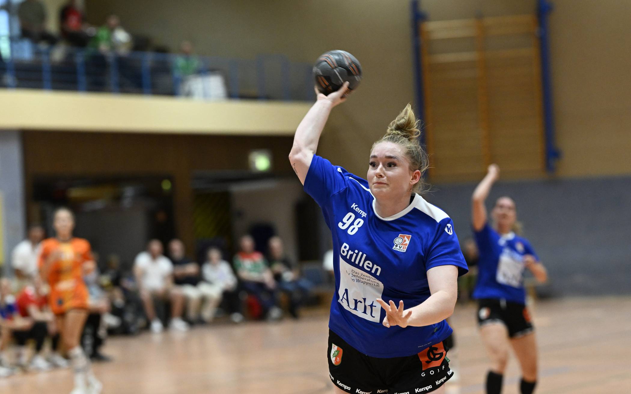 Julia Kerber in Aktion.