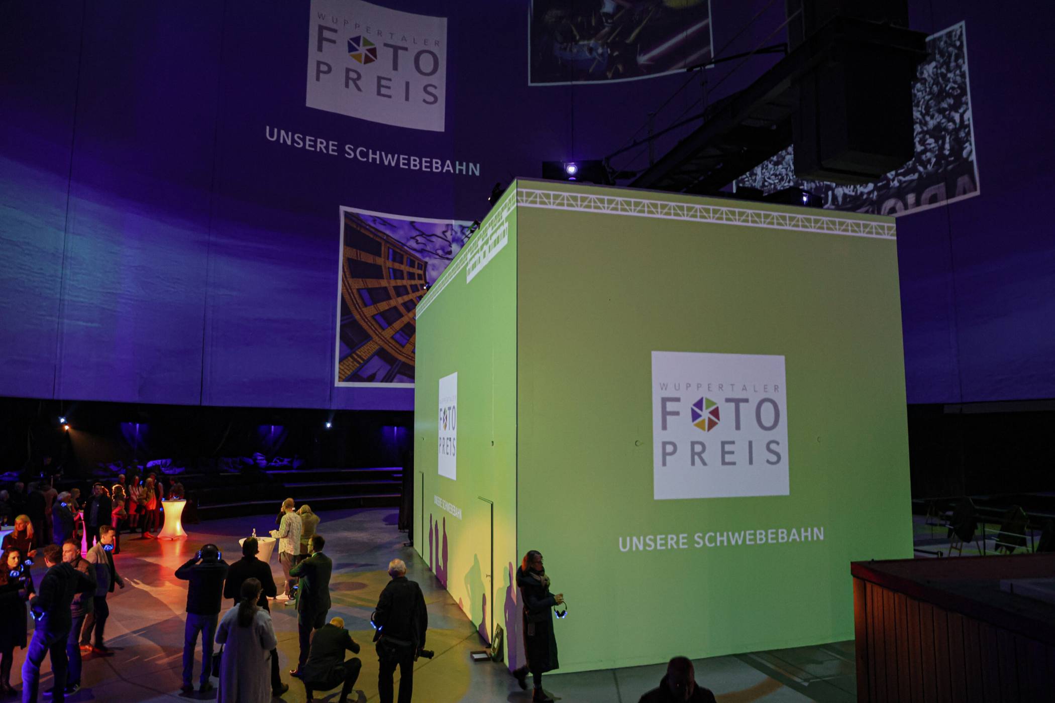 Besonderer Rahmen: Im Visiodrom kanem die Fotos ganz groß raus.