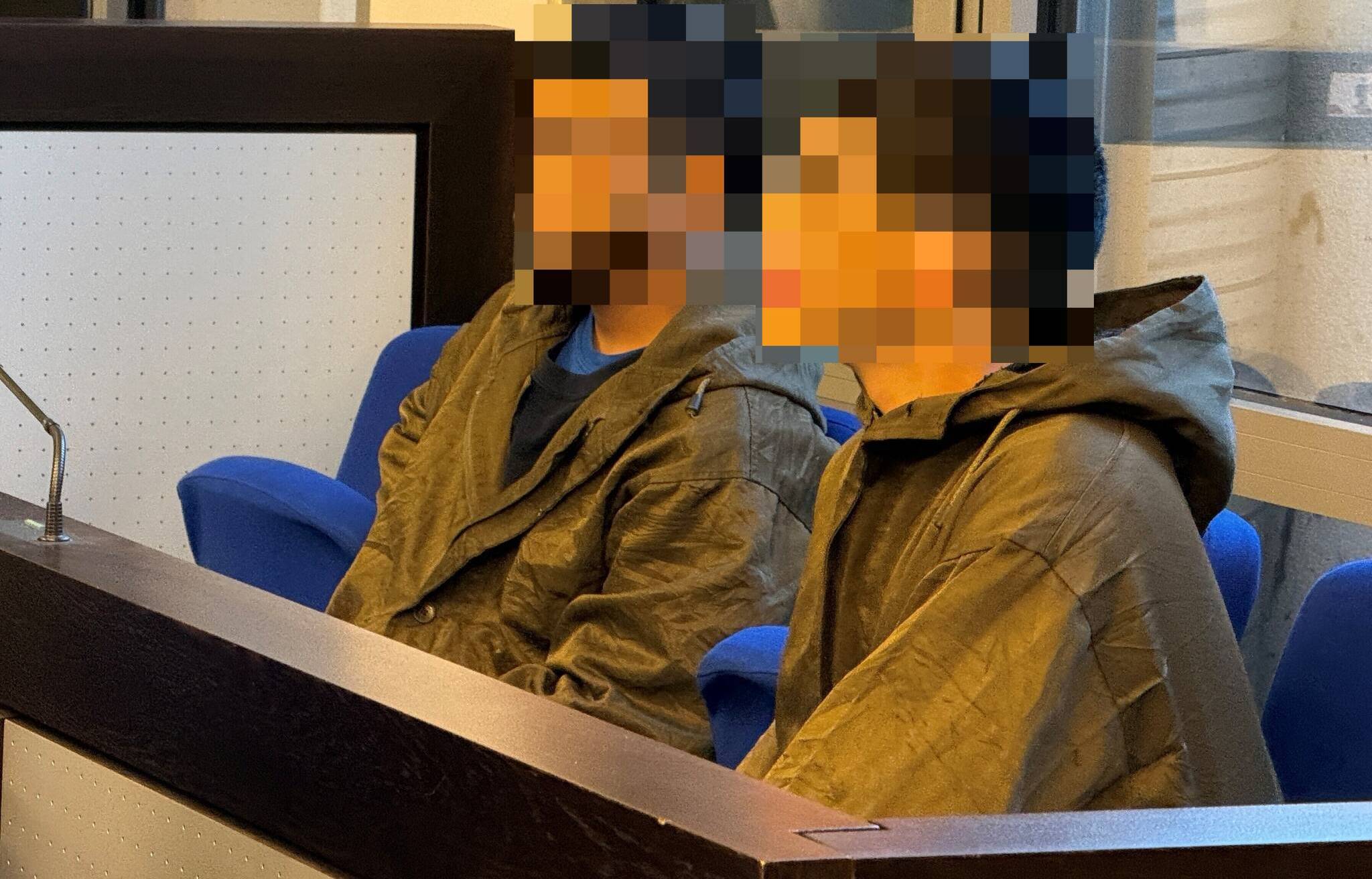 Die beiden Angeklagten.