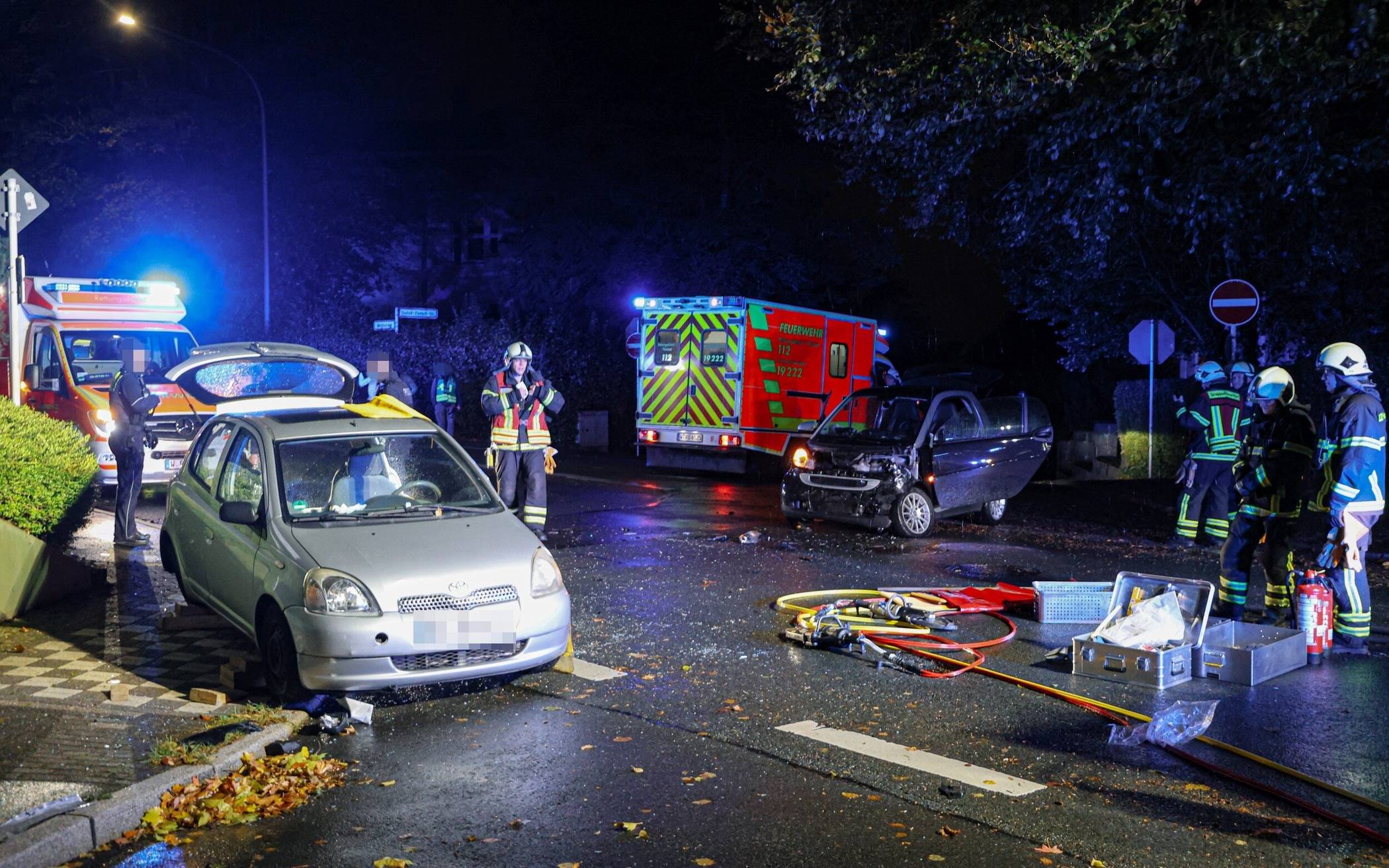 Der Bereich war komplett gesperrt.