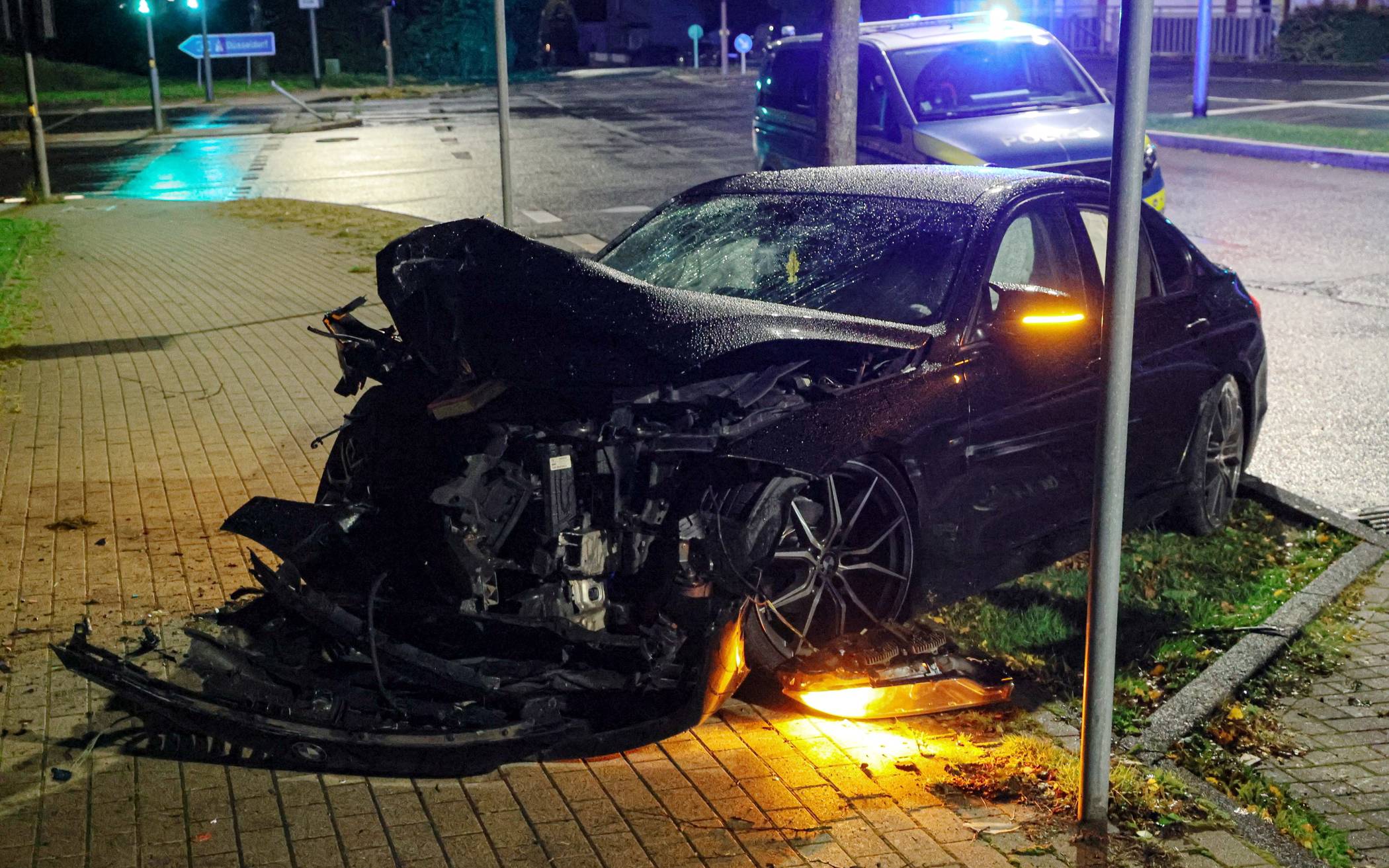 Der Wagen war erheblich beschädigt.