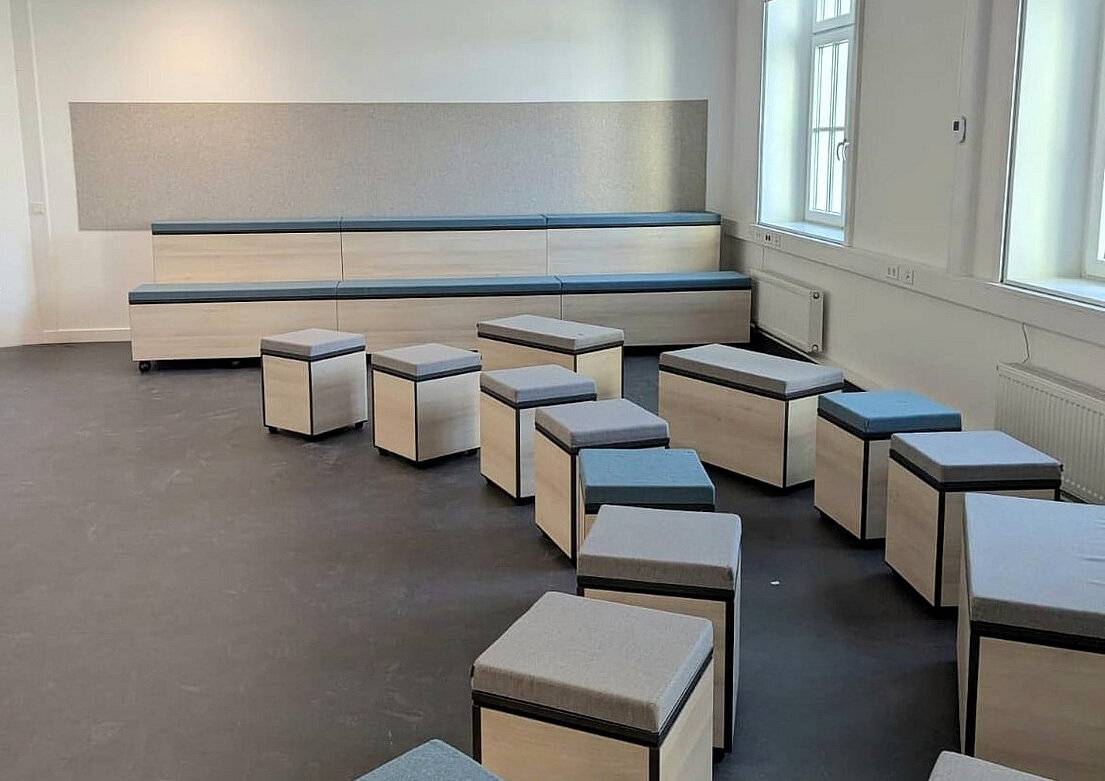 Locker und modern - die Seminarräume.