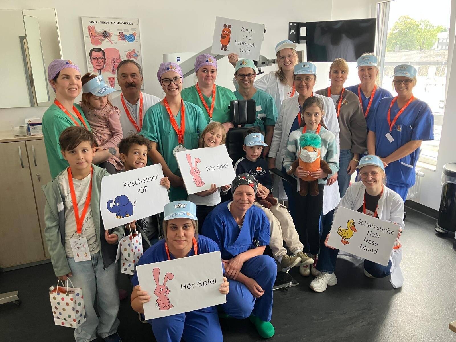 Insgesamt 66 Kinder kamen zum Maus-Aktionstag ins Petrus-Krankenhaus.