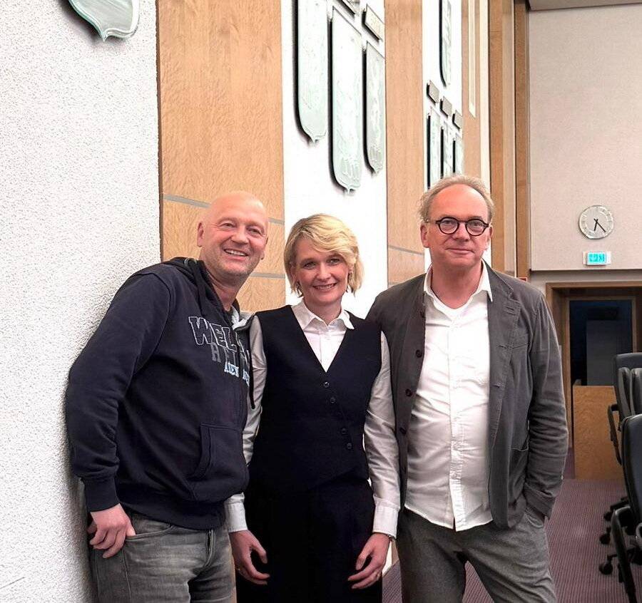 Die CDU-Fraktionsvorsitzenden Anja Vesper und Michael