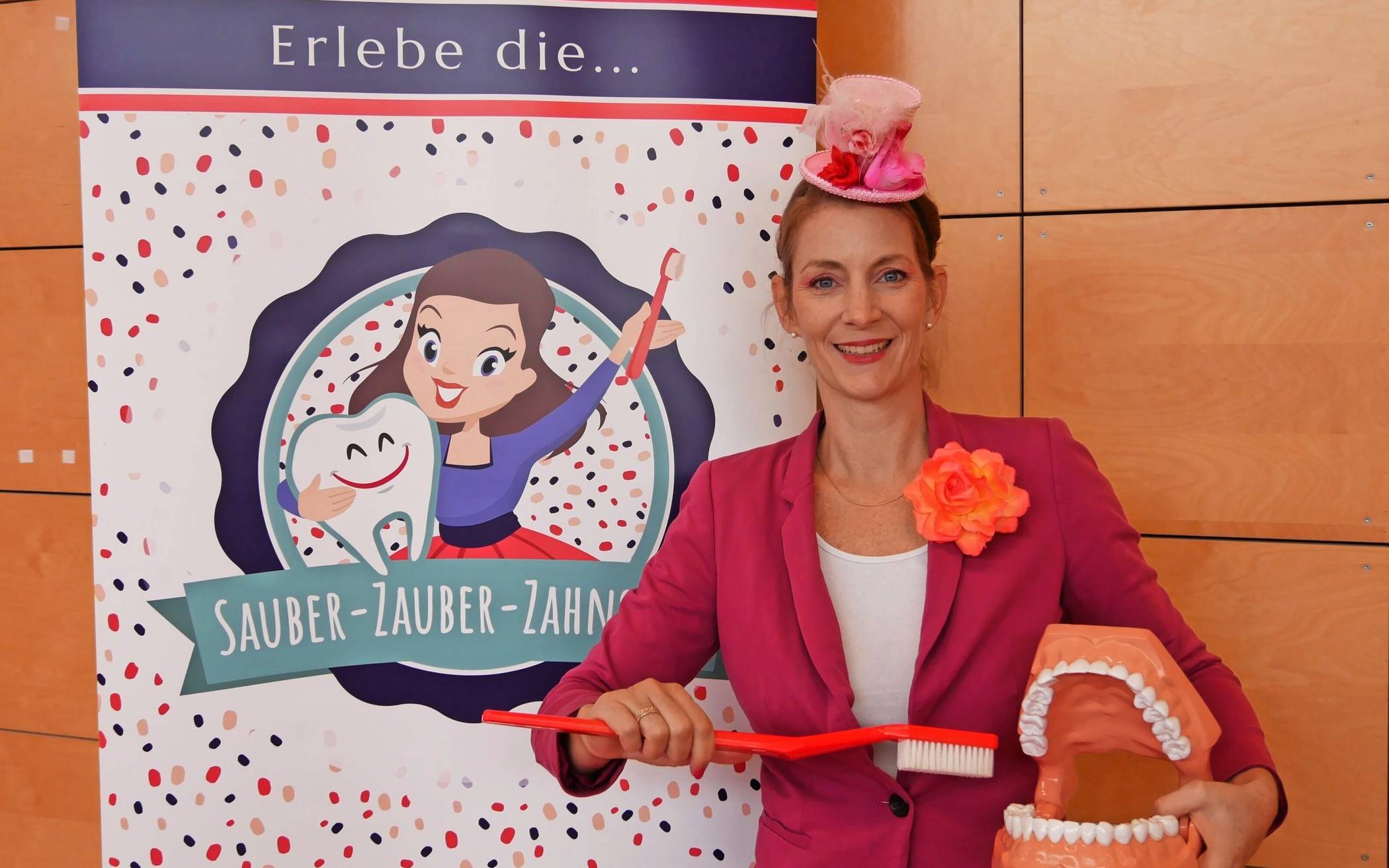 Beim Tag der Zahngesundheit war Zauberin