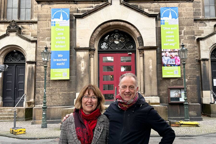 Im Herbst vor zwei Jahren haben Isabell Berner-Paul und Johannes Nattland mit ihrer Gemeinde die Bannerkampagne gestartet.