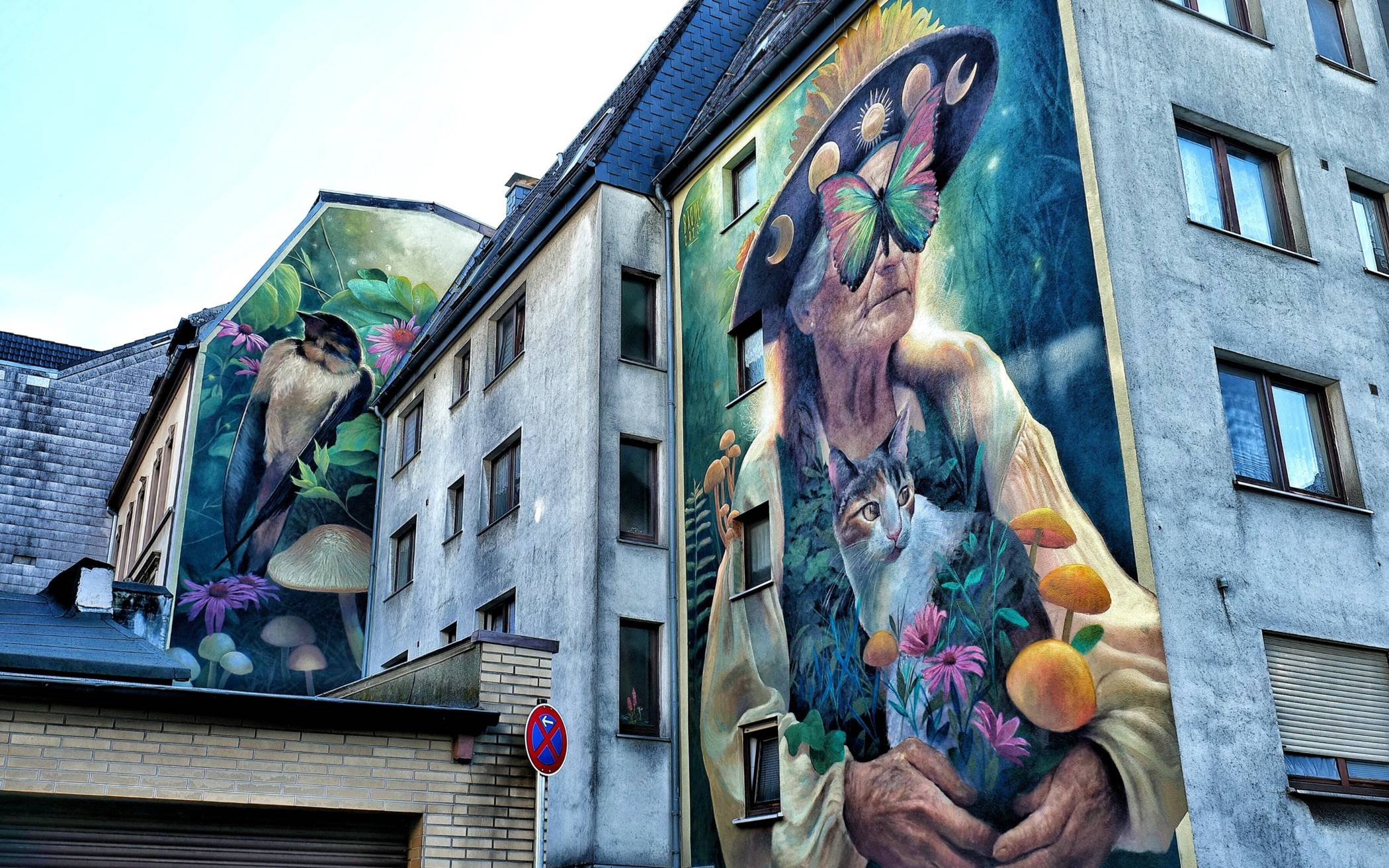 Gleich zwei Wände nebeneinander hat „Bache“ aus Durango in Mexiko an der...