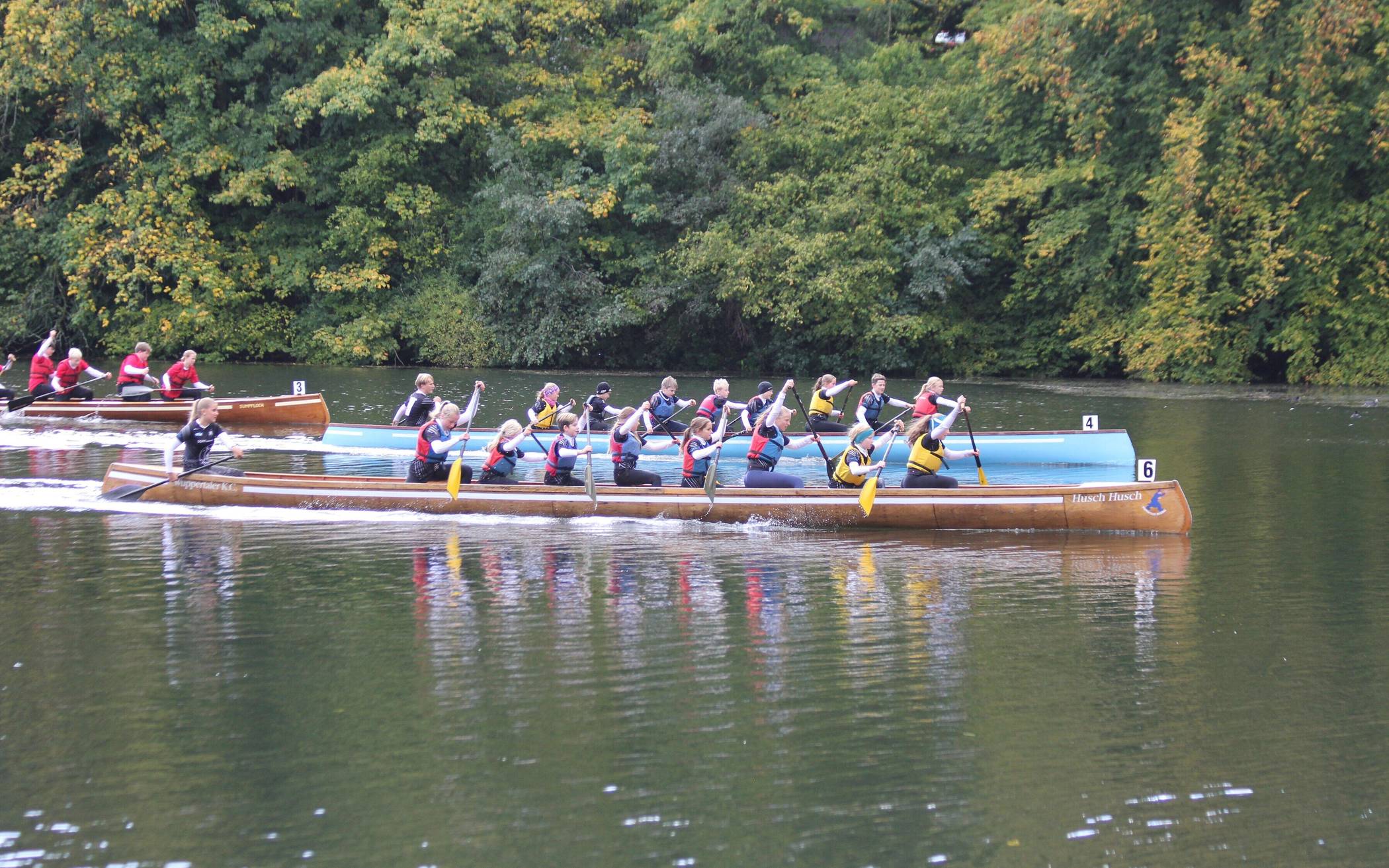 Auch der Nachwuchs übt sich natürlich in der Wuppertaler Traditions-Disziplin...