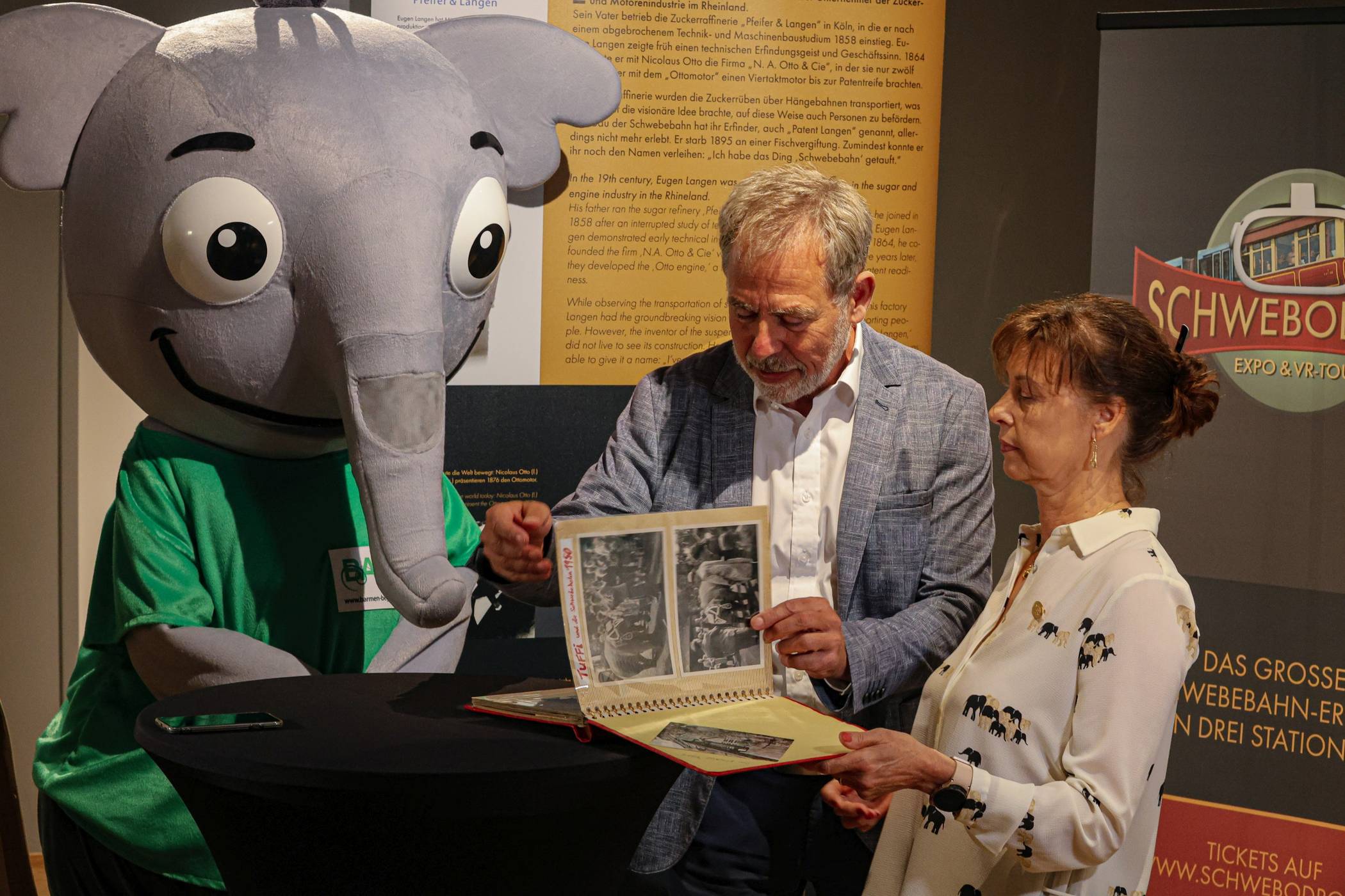  Tuffi, Martin Bang und Gina Althoff im Juli 2025 im Schwebodrom. 