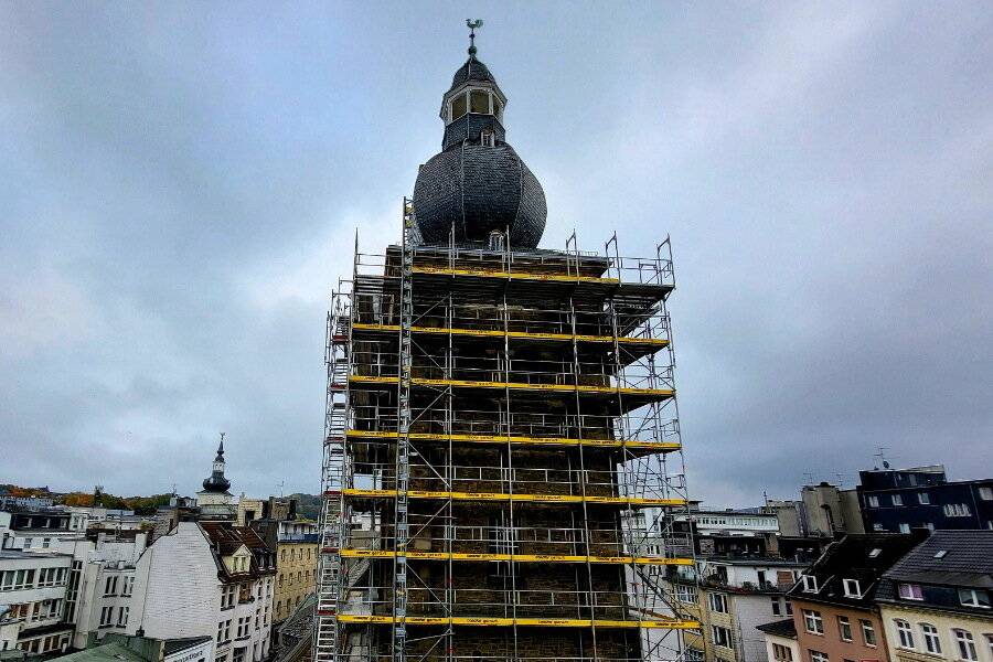 Der Turm im neuen Look.