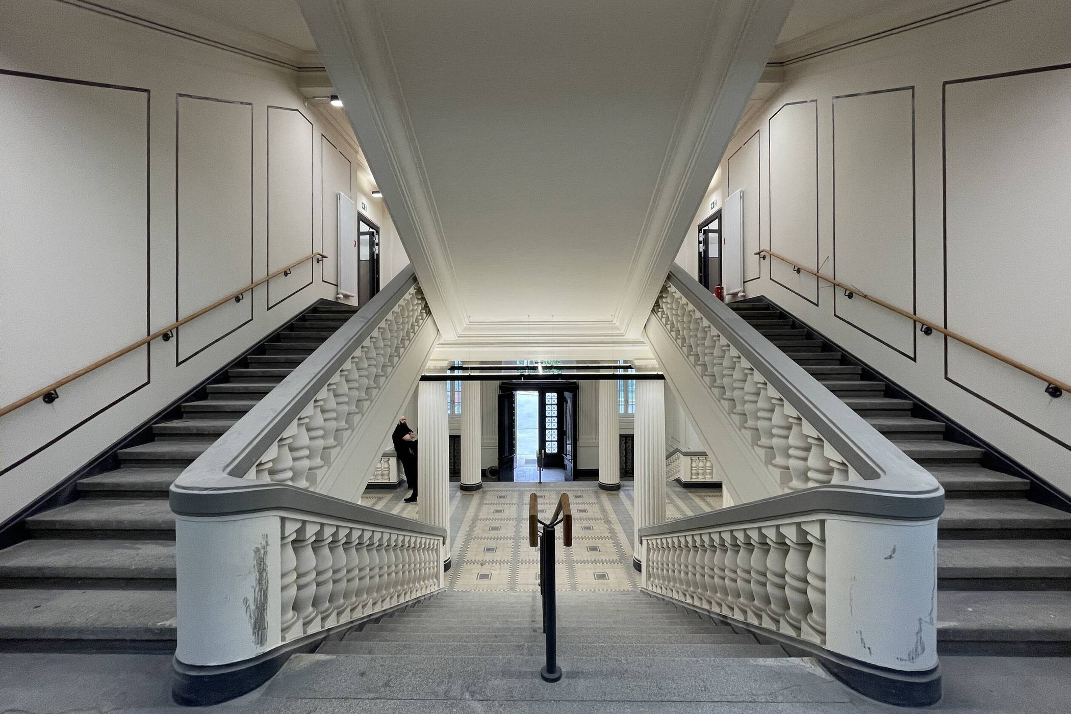 Blick in das historische Gebäude.