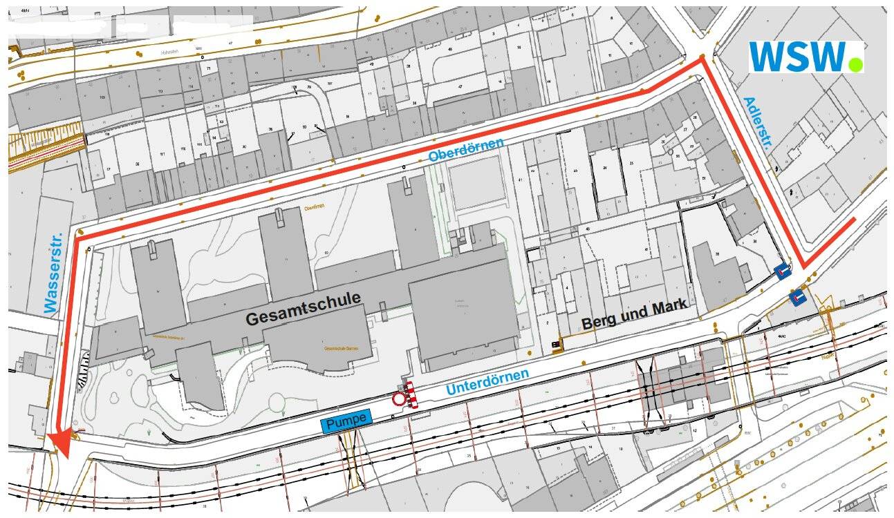 Unterdörnen wird ab Montag zur Sackgasse