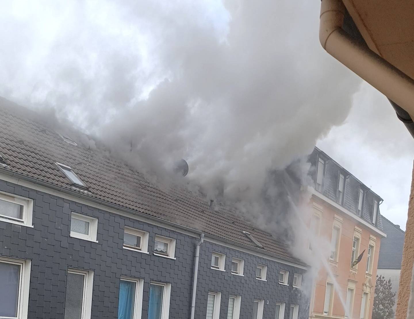 Die Rauchentwicklug war enorm.