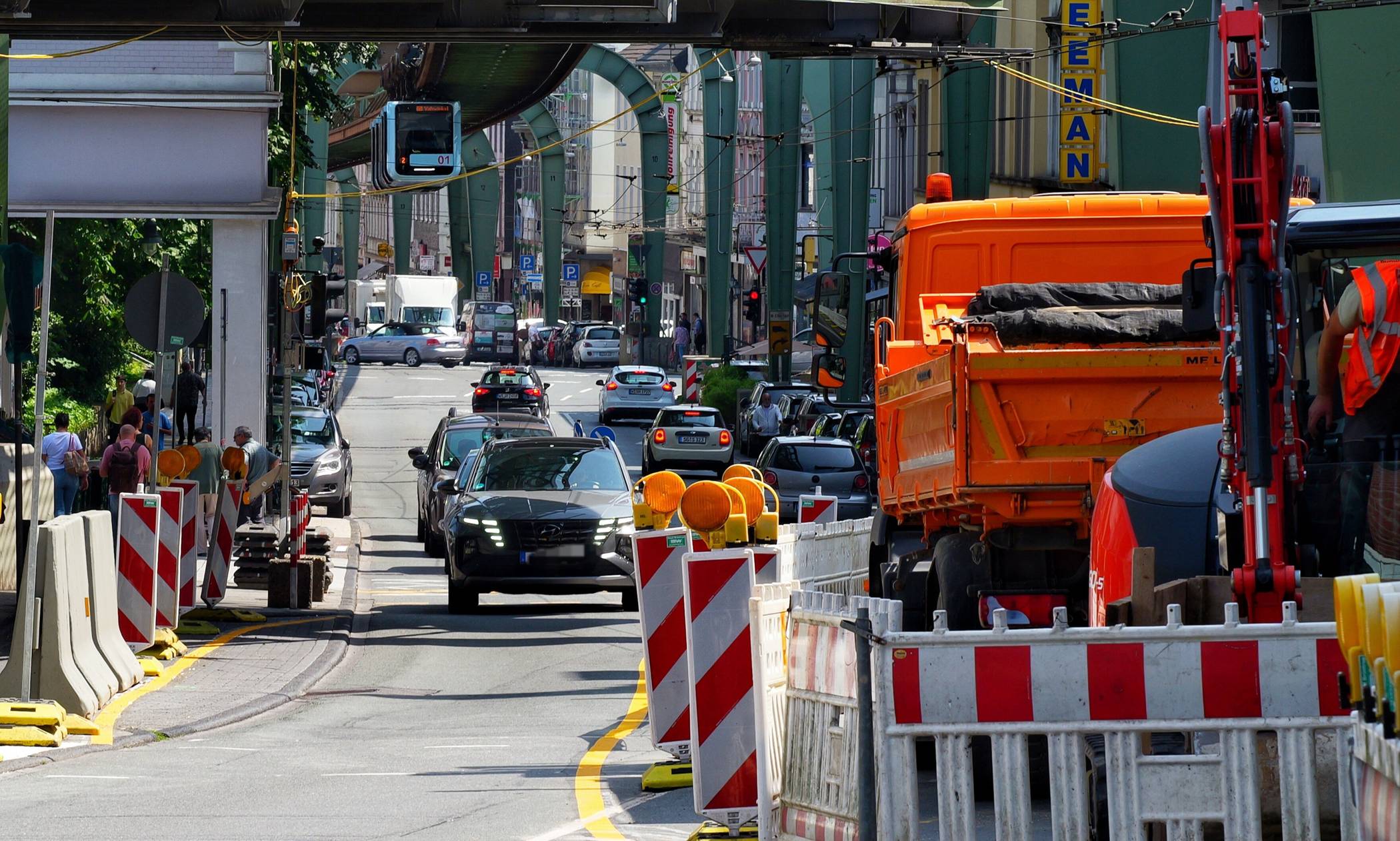 Baustelle in der Rubensstraße (Symbolbild).
