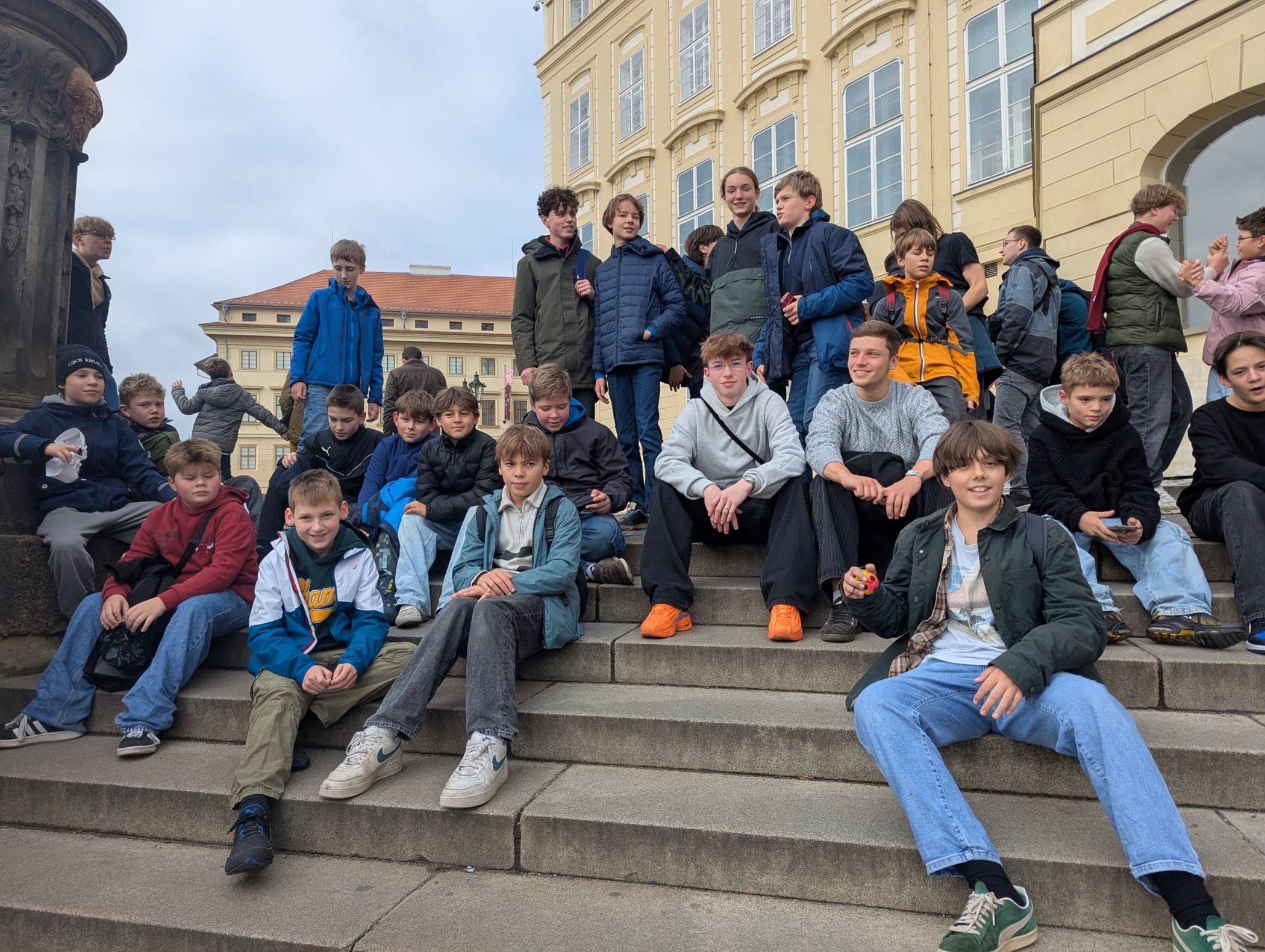 Die Kurrende beim Sightseeing in Prag.