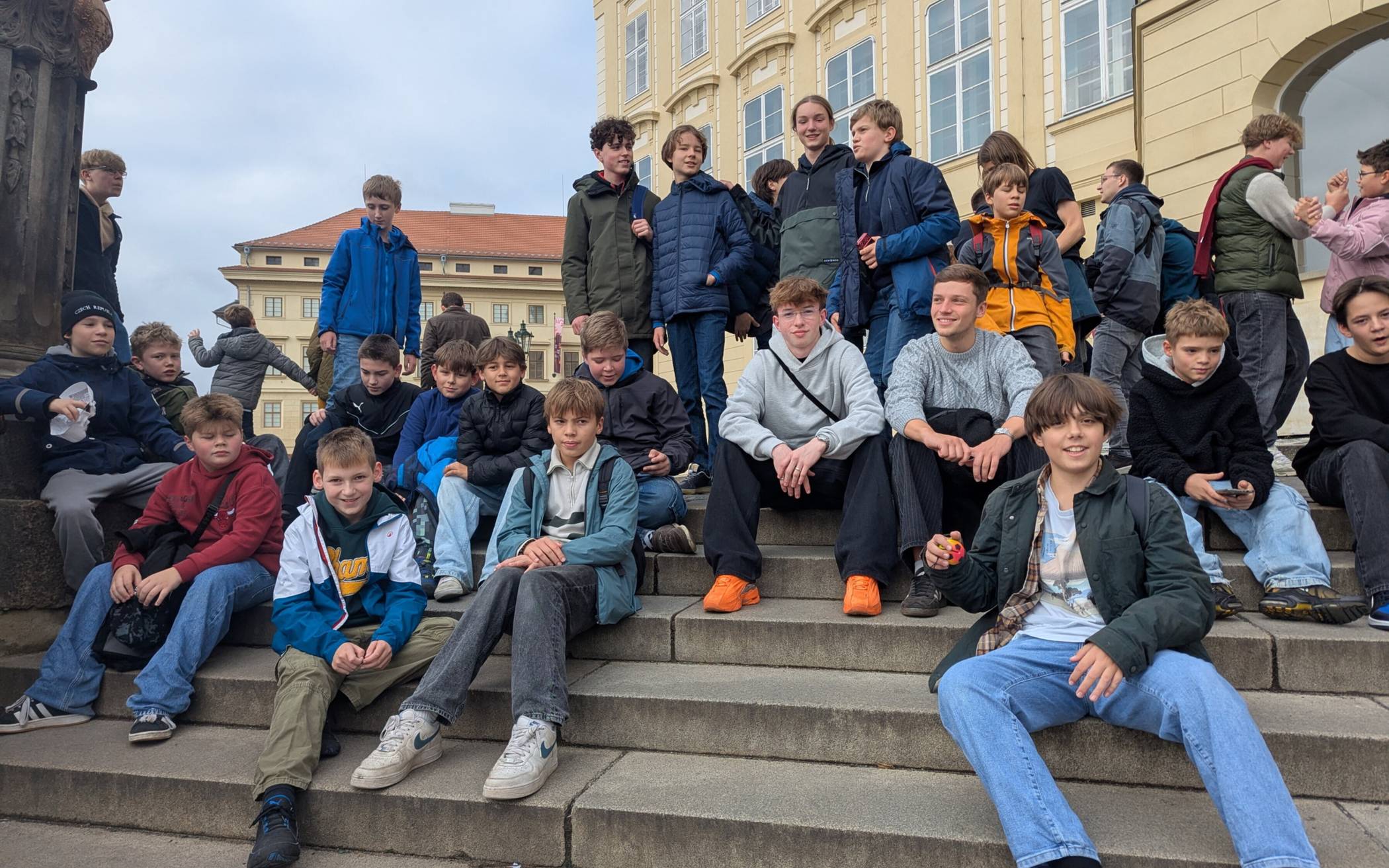 Die Kurrende beim Sightseeing in Prag.