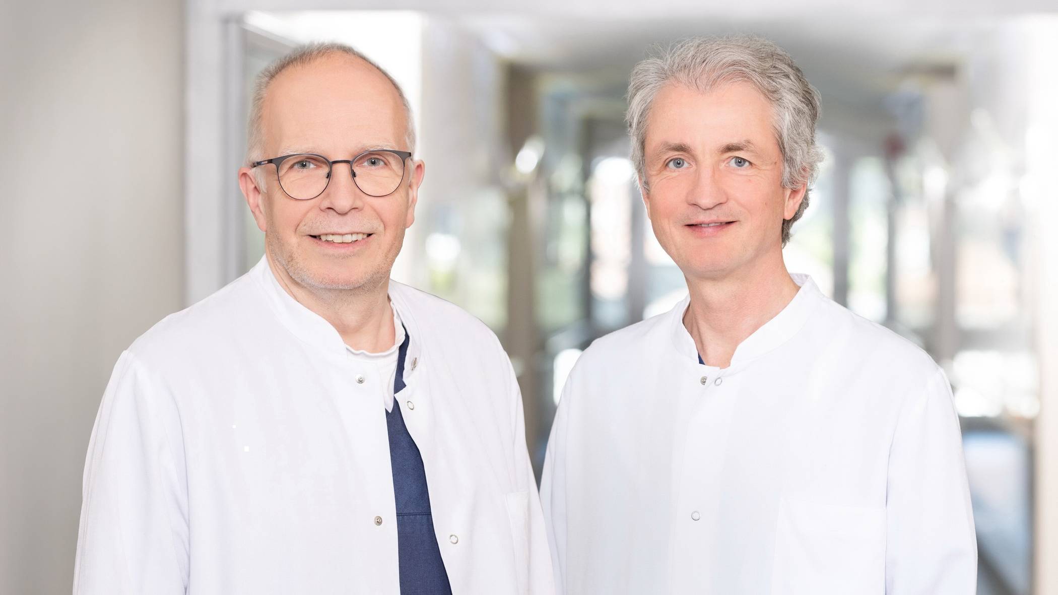 Oberarzt Dr. Gunnar Kalund (li.) und Chefarzt Dr. Martin Weiss.