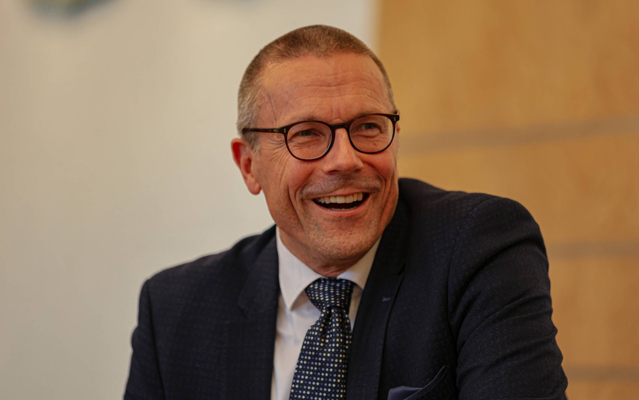 OB Uwe Schneidewind während der Ratssitzung