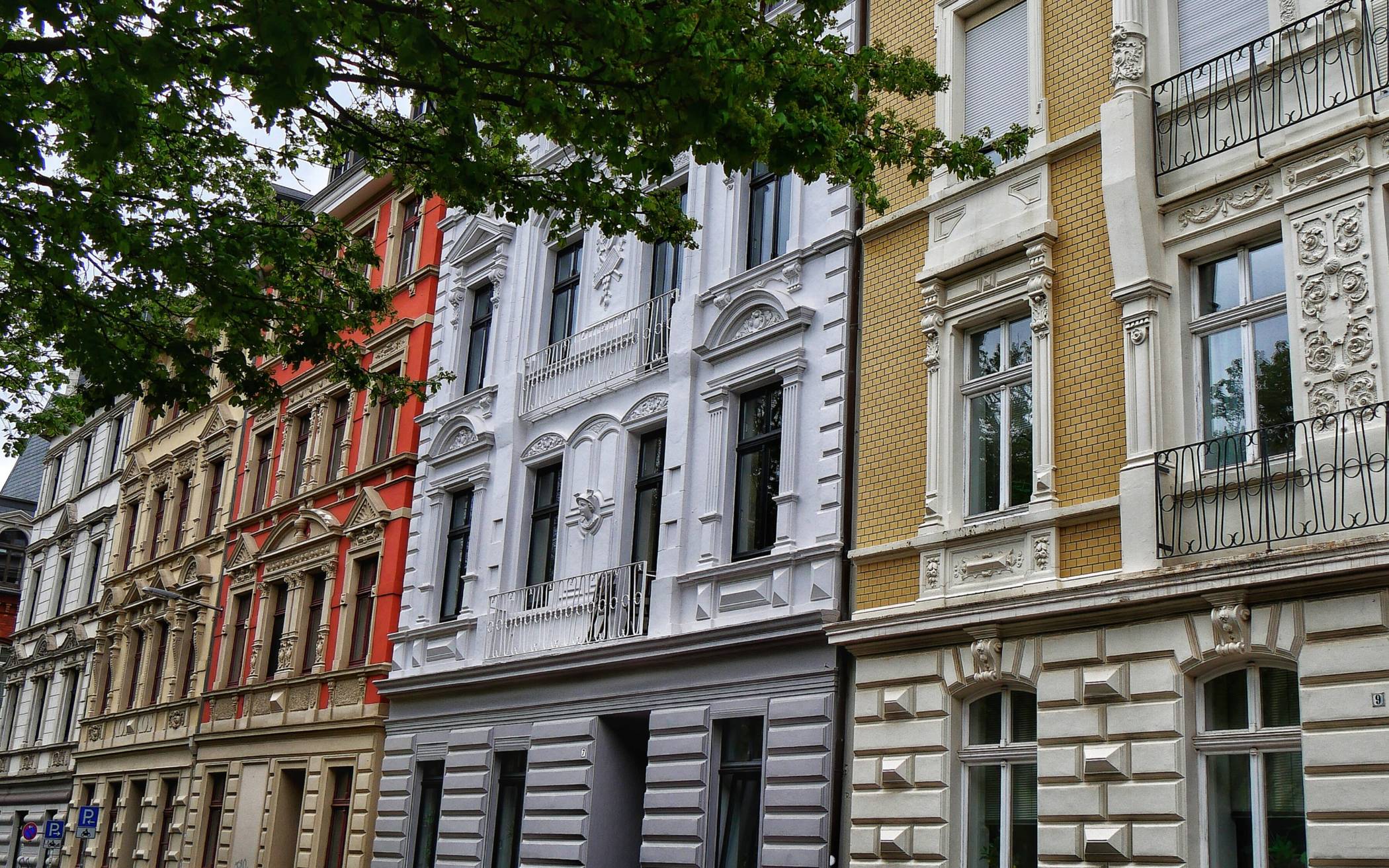 Altbauten in der Nordstadt.