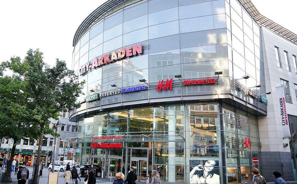 Die City-Arkaden in Elberfeld.