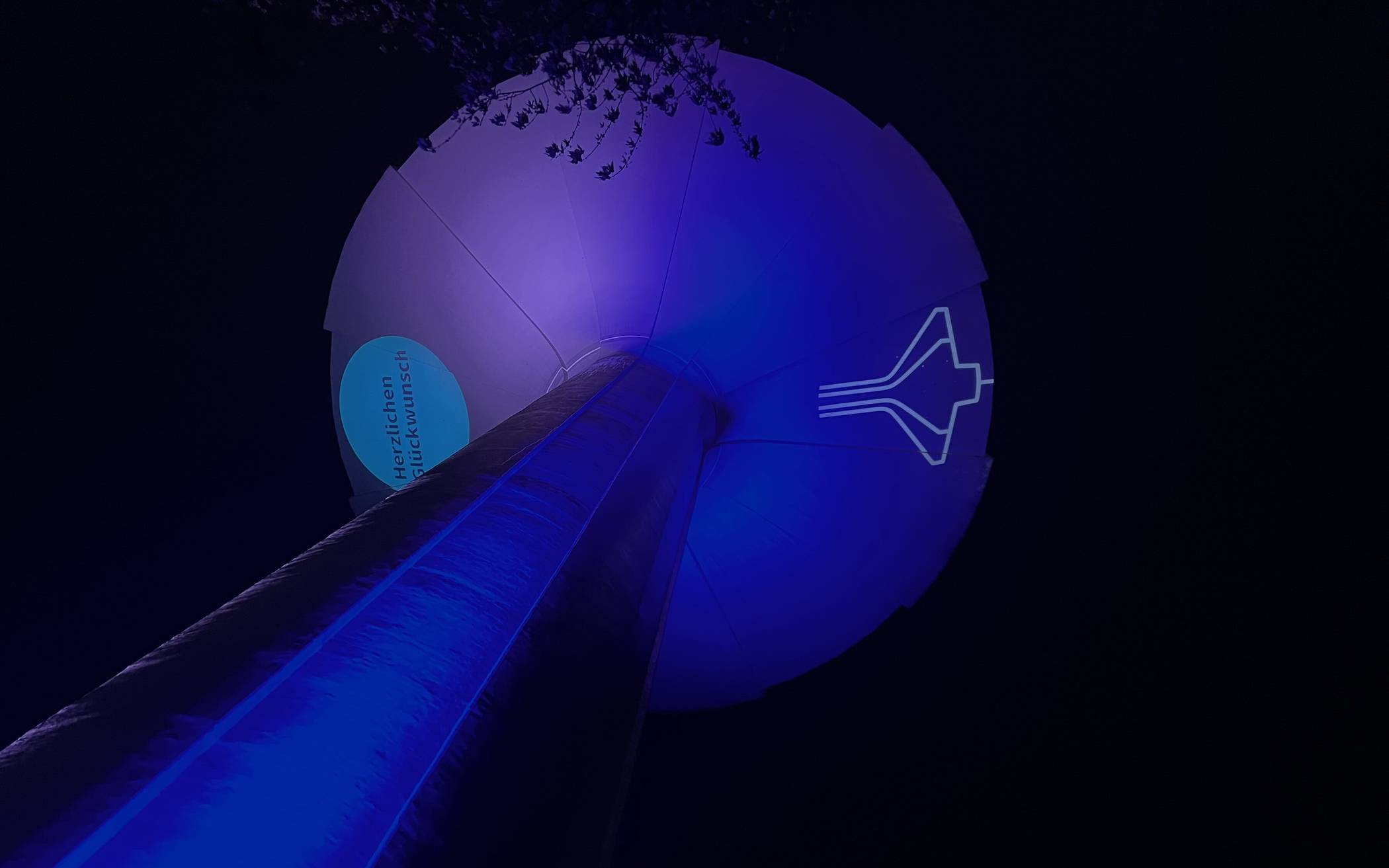 Bilder: Lichtscheider Wasserturm in Wuppertal wird 50