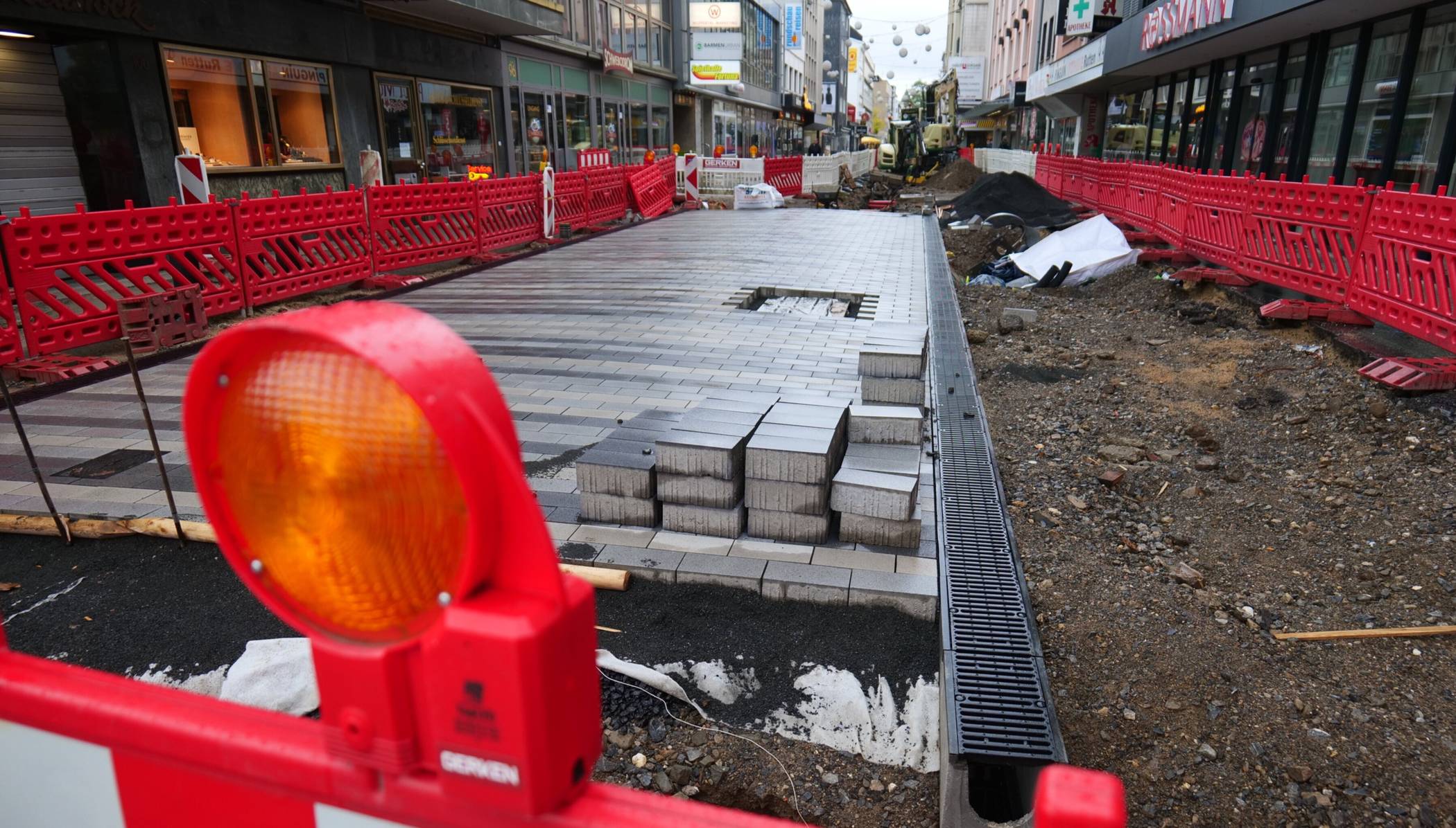 Die Baustelle auf dem Werth.