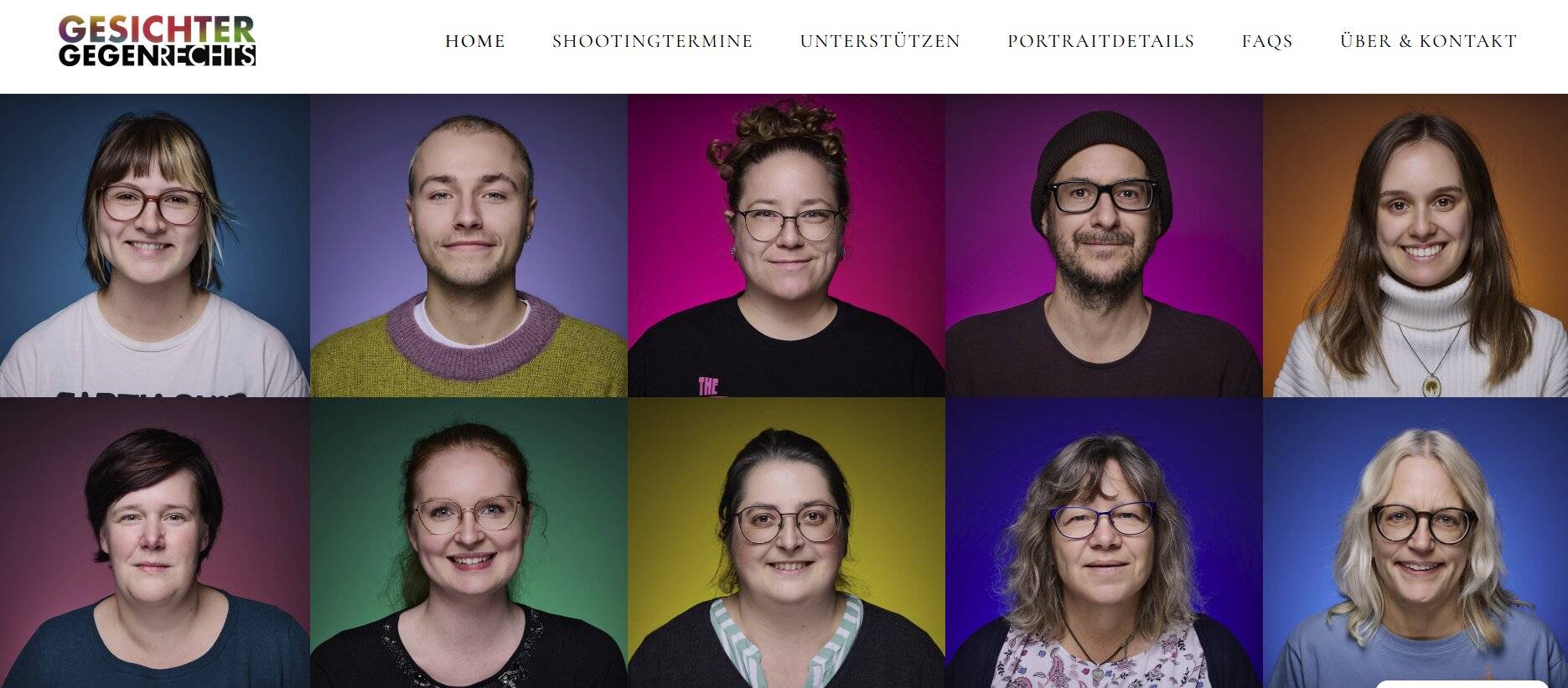  Blick auf die Homepage der Initiative. 