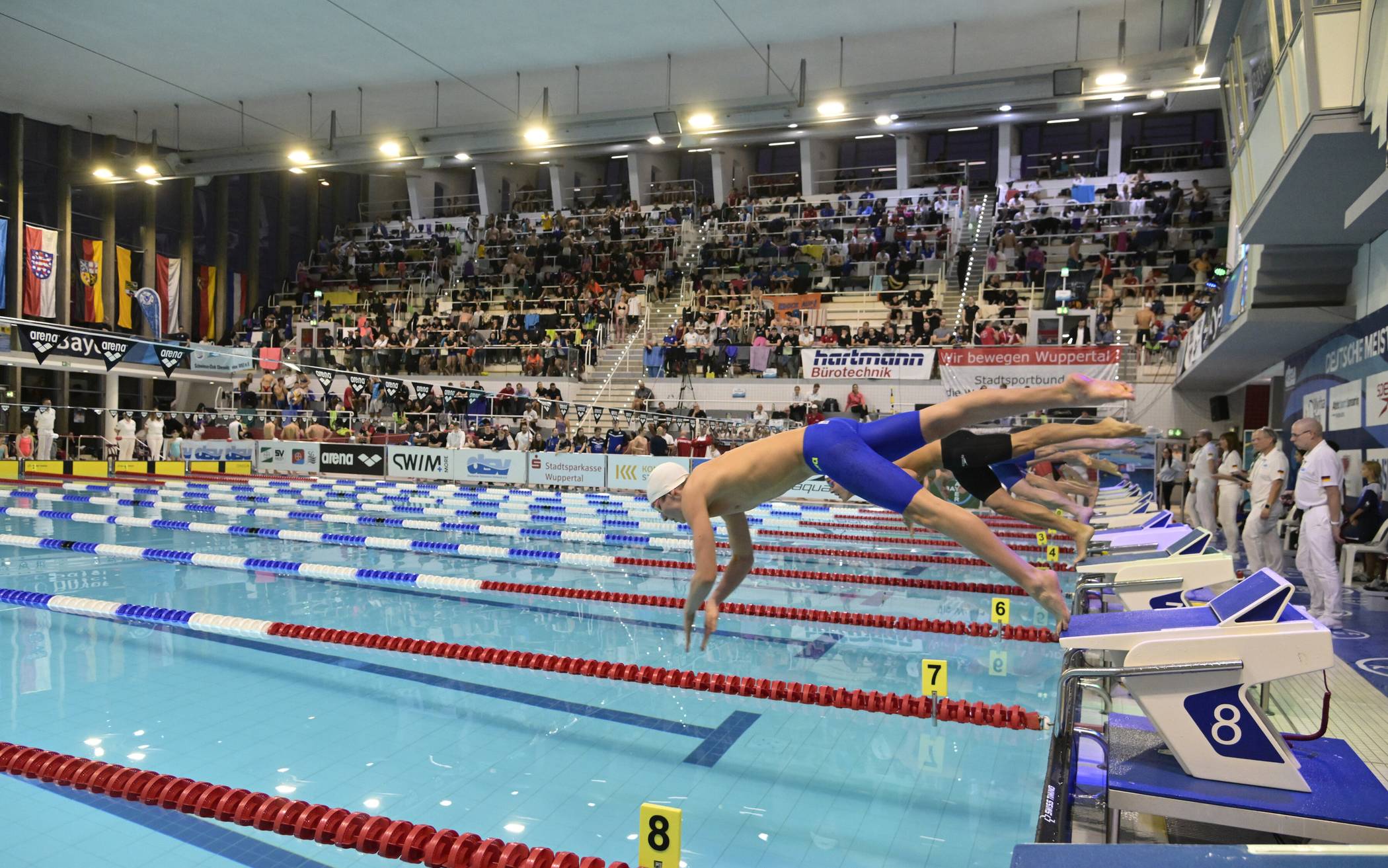 Blick in die Schwimmoper.