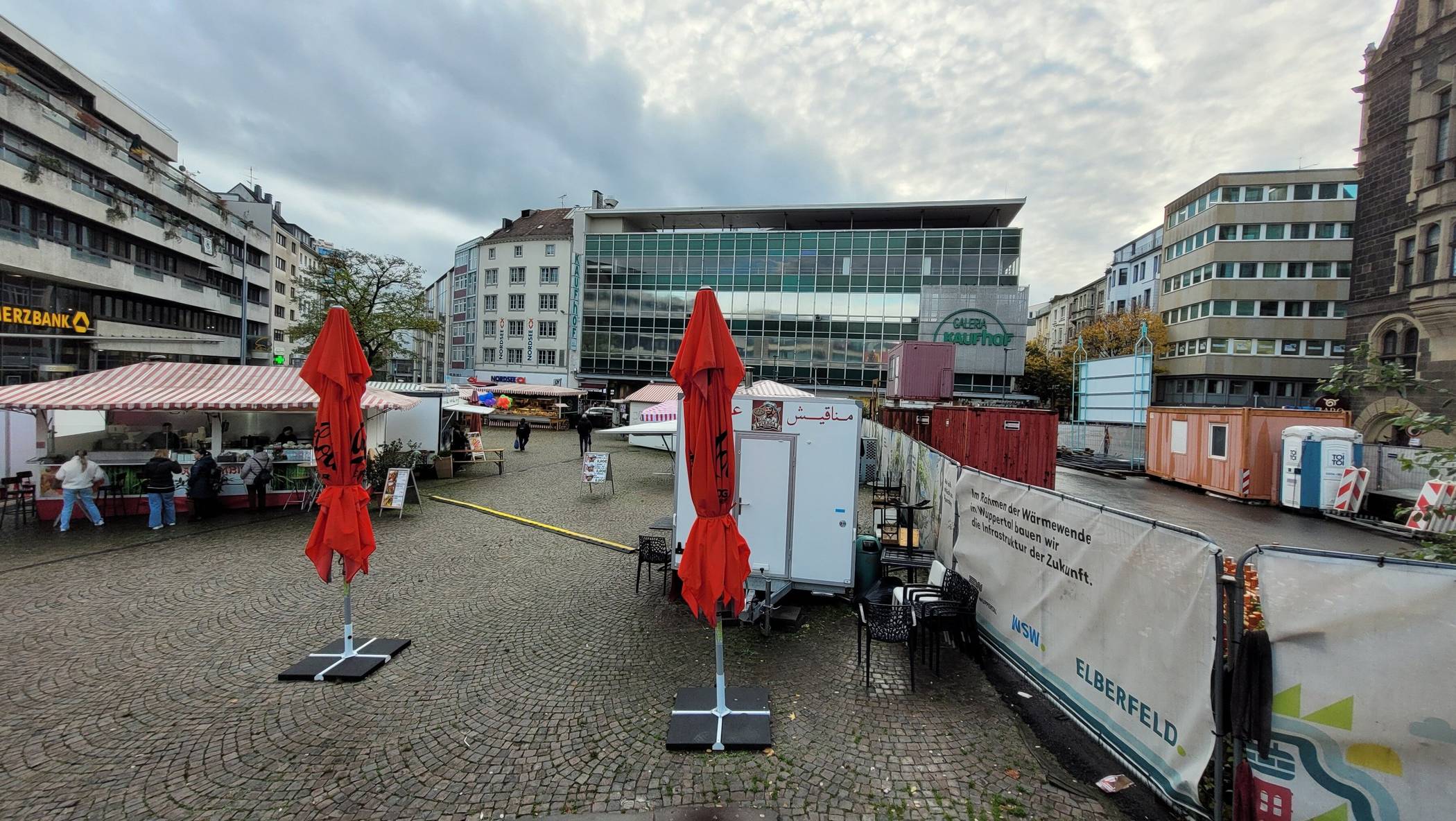  Ziemlich trostlos – der Neumarkt im Oktober 2025. 