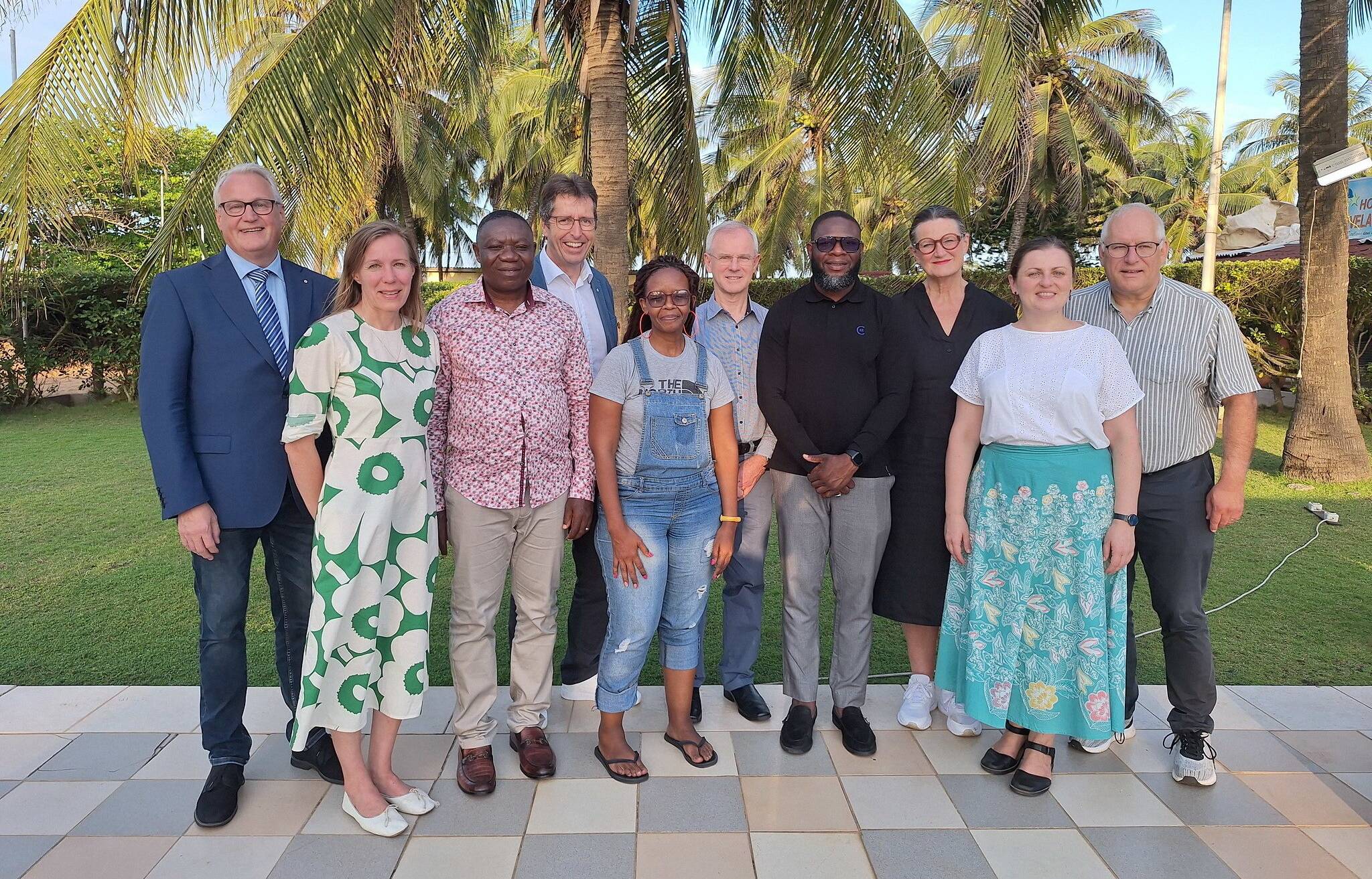 Reinhard Jahn (li.) mit dem Netzwerk-Komittee