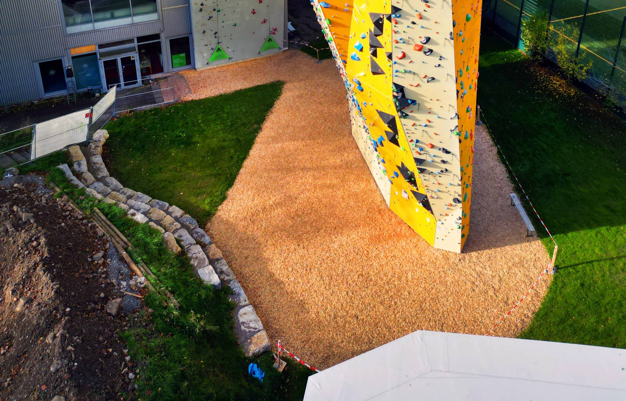 Die „Wupperwände“ des DAV in Wuppertal.