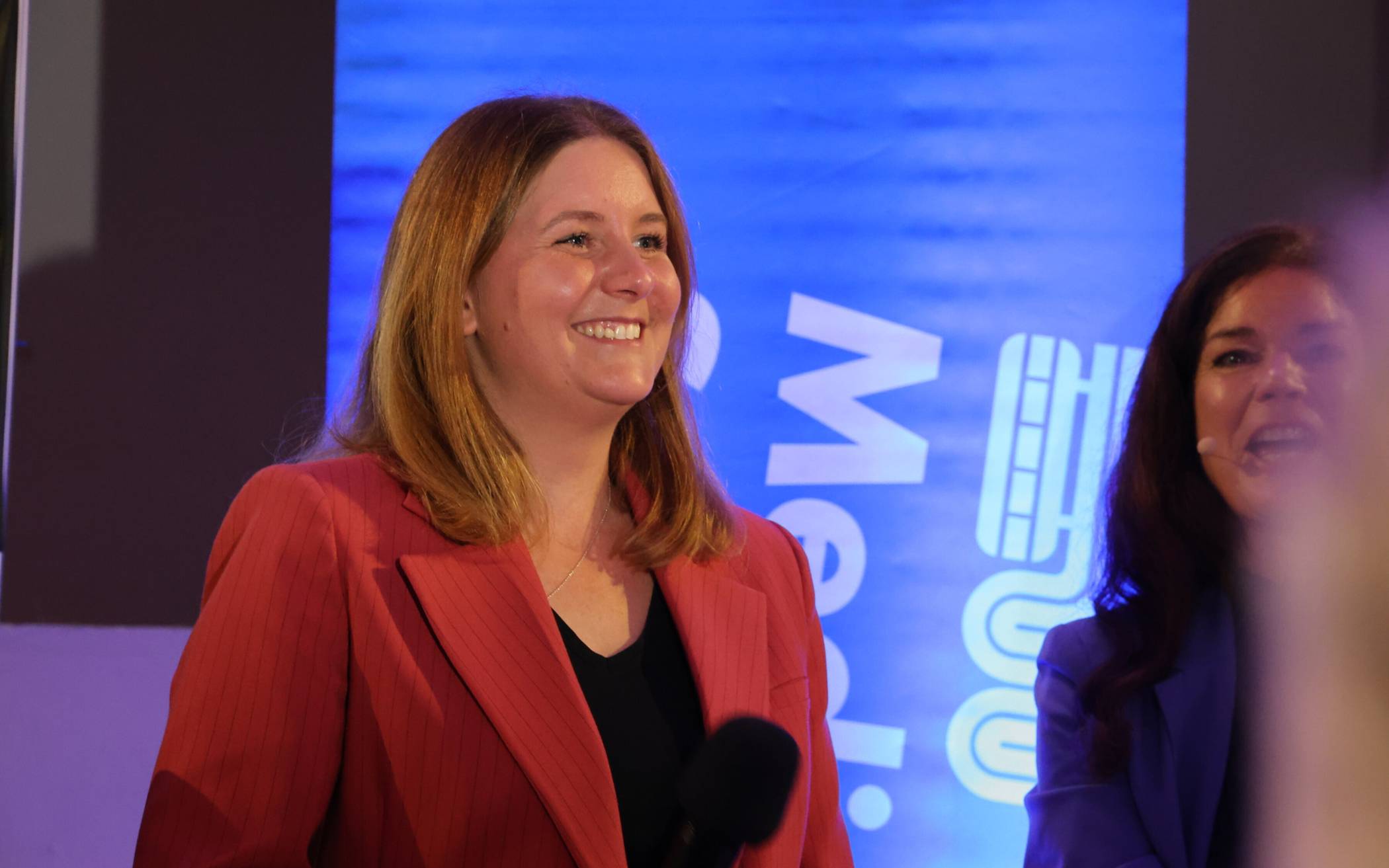 Miriam Scherff am Wahlabend.