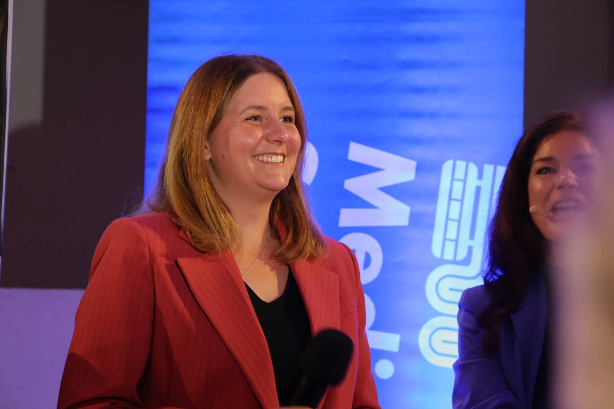  Miriam Scherff am Wahlabend. 